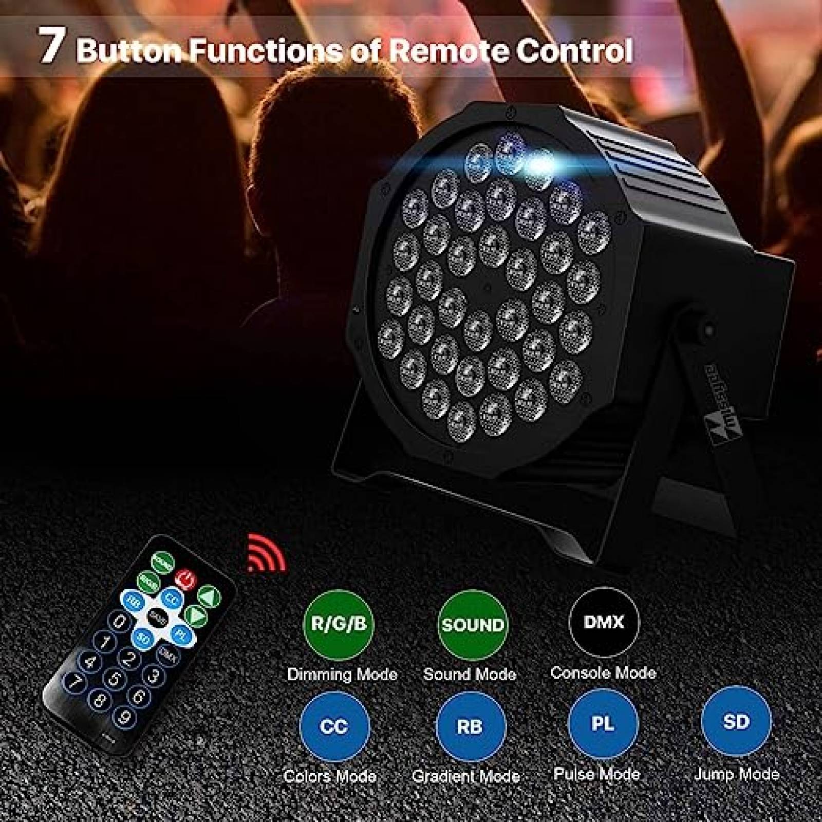 Proyector De Luces Led Con 4 Cartuchos Intercambiables