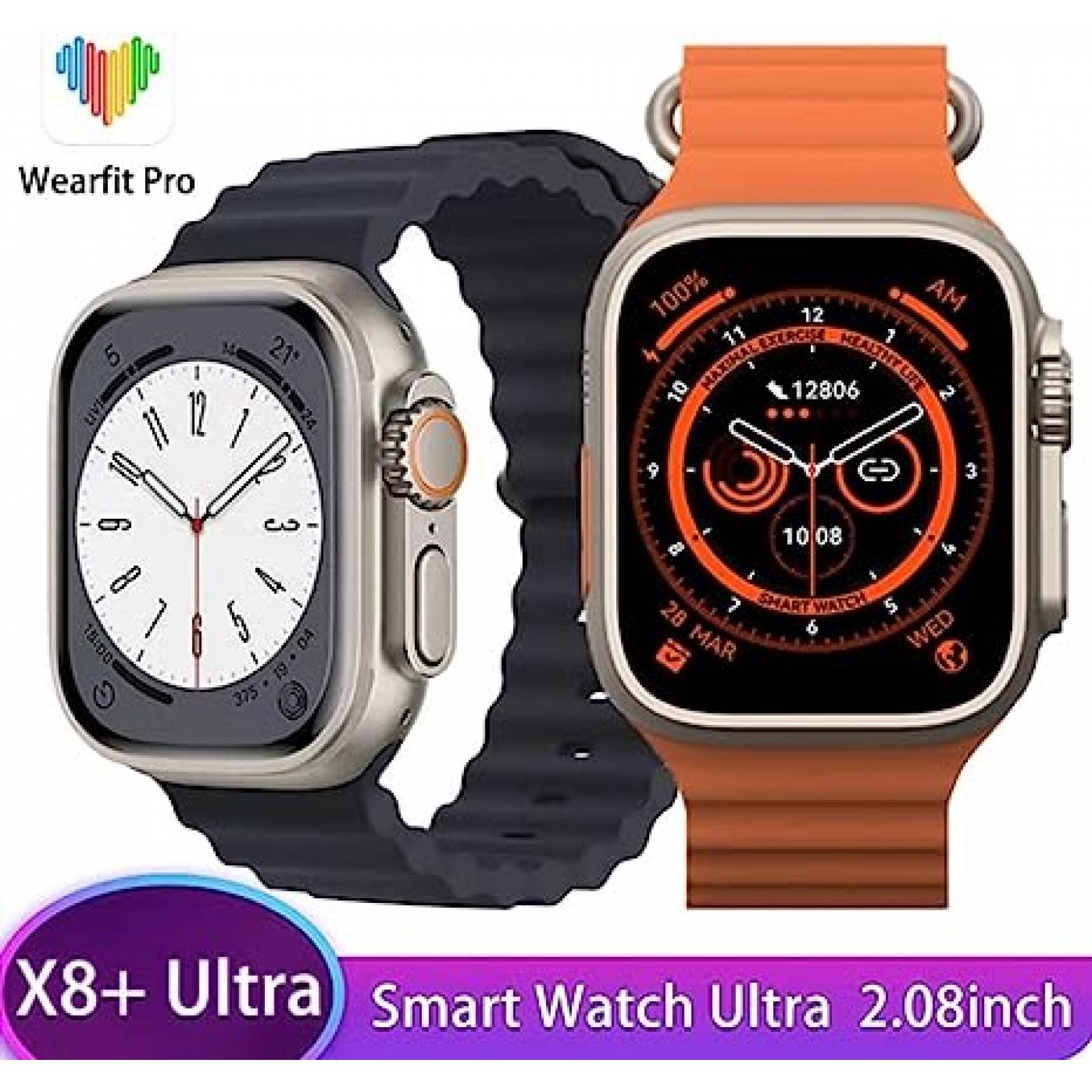 Reloj Smart Watch X8 Ultra Carga Inalambrica Y Contra El Agua