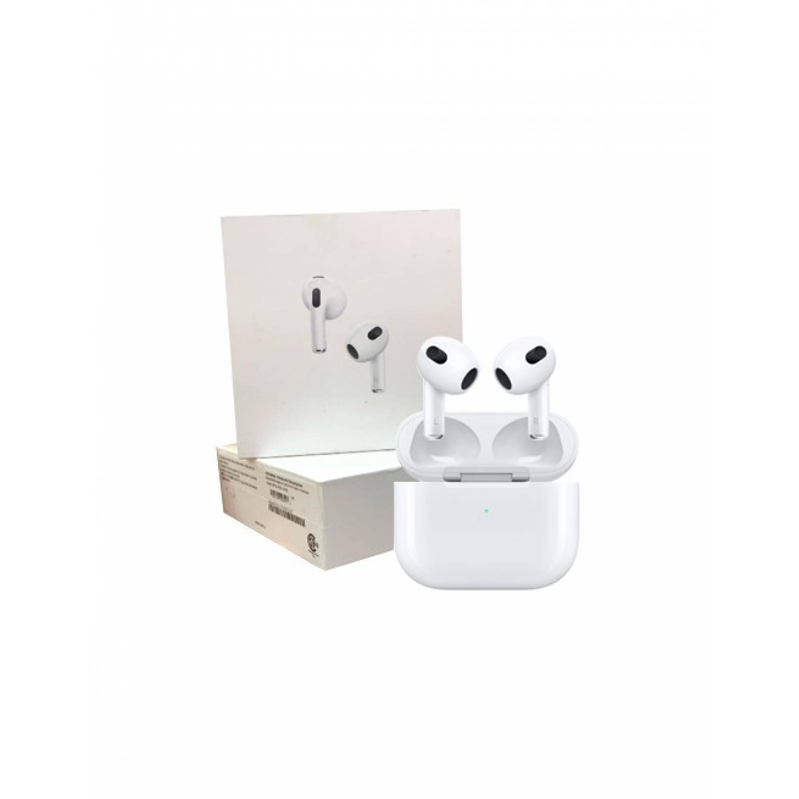 Apple AirPods (3ª generación) con caja de carga MagSafe.