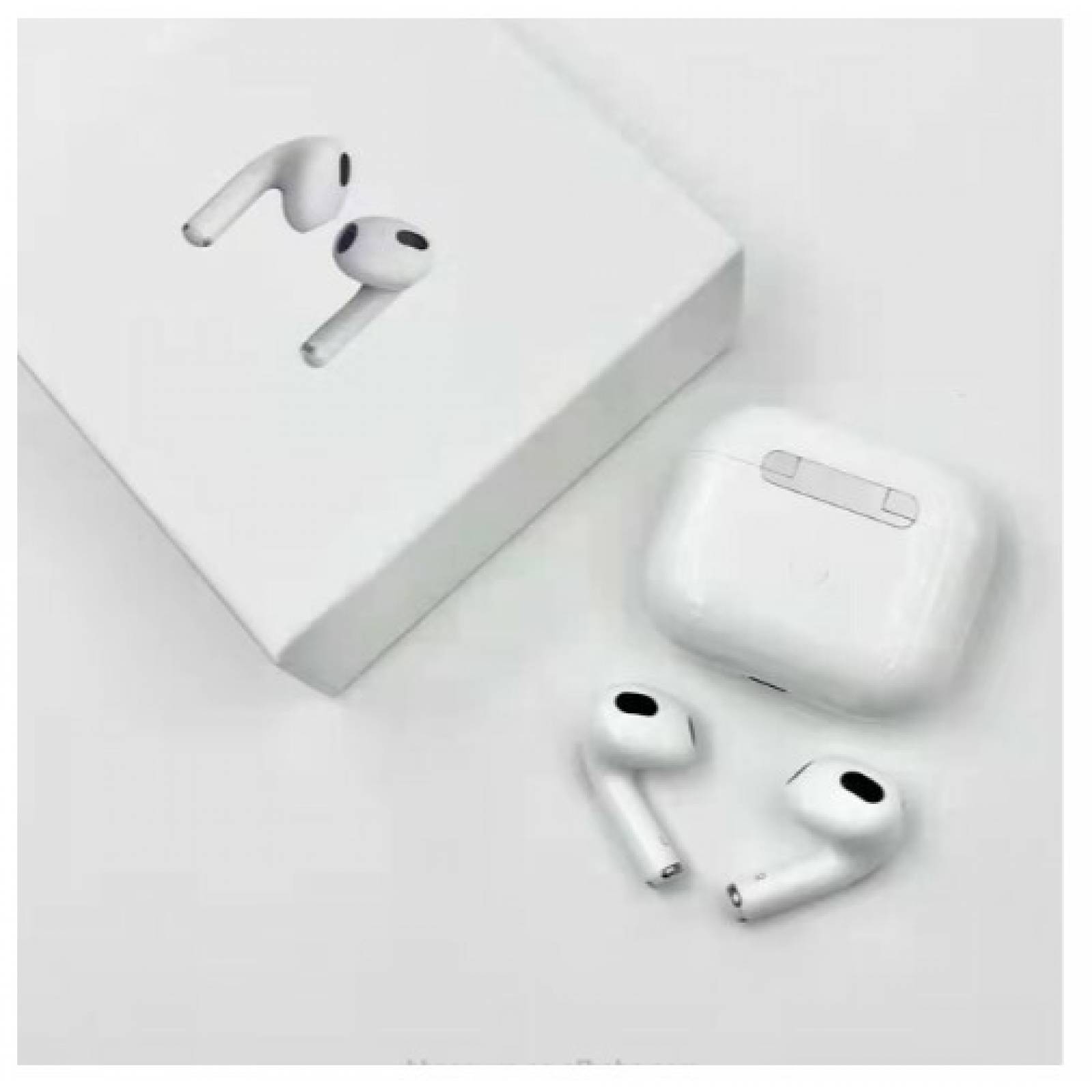 Apple AirPods (3ª generación) con caja de carga MagSafe.