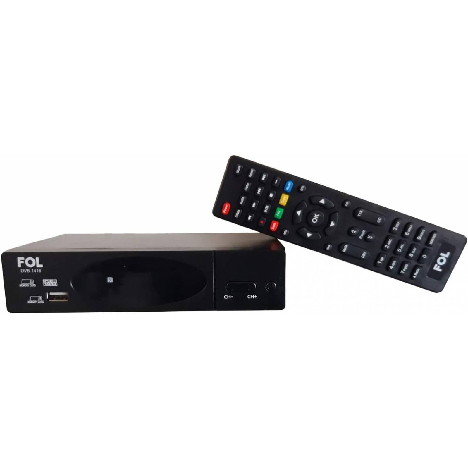 Decodificador Dvd-1416 Entrada Usb 2 Conexiones De Antena Y Entrada Coaxial