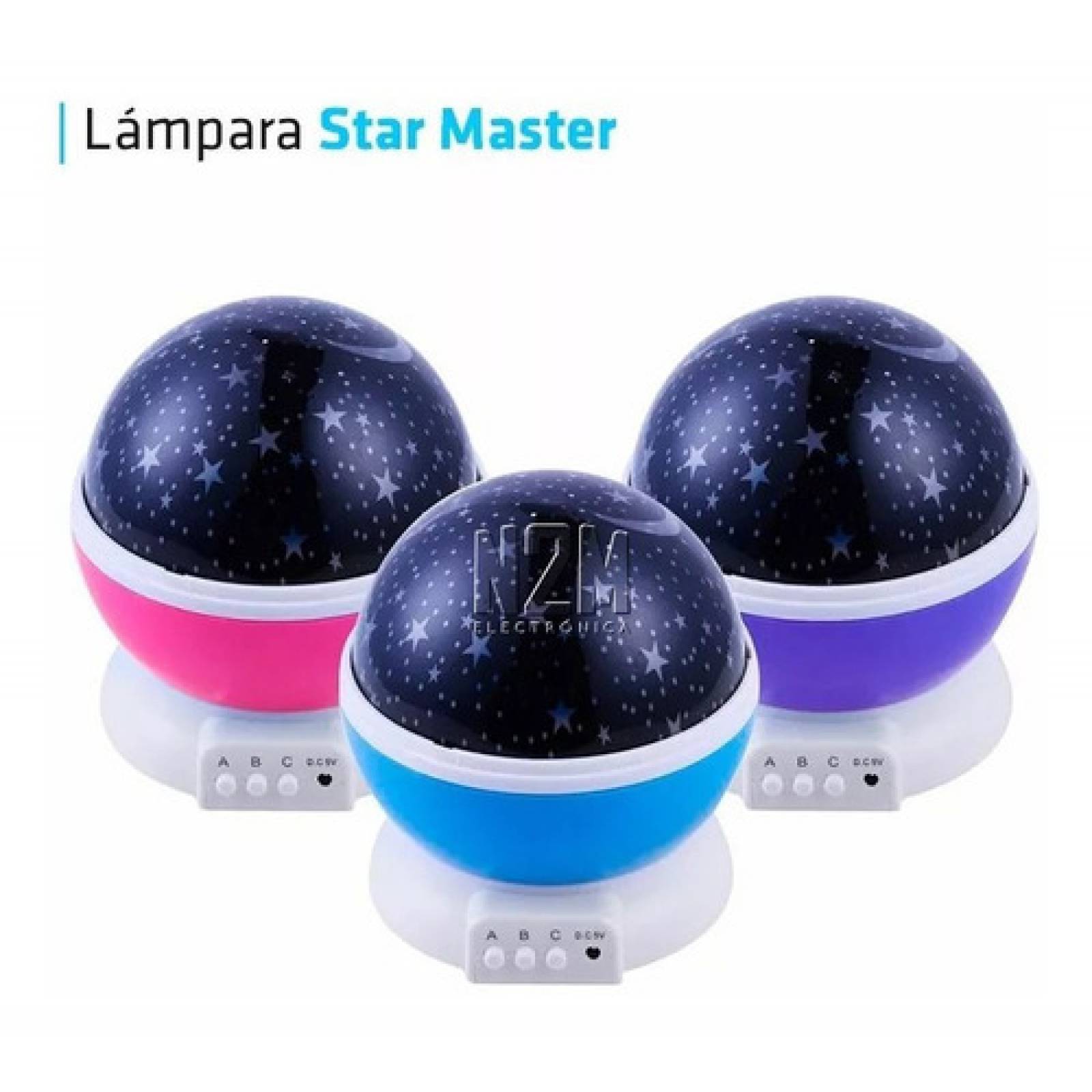 Lampara Estrellas Usb Noche Proyector Giratorio