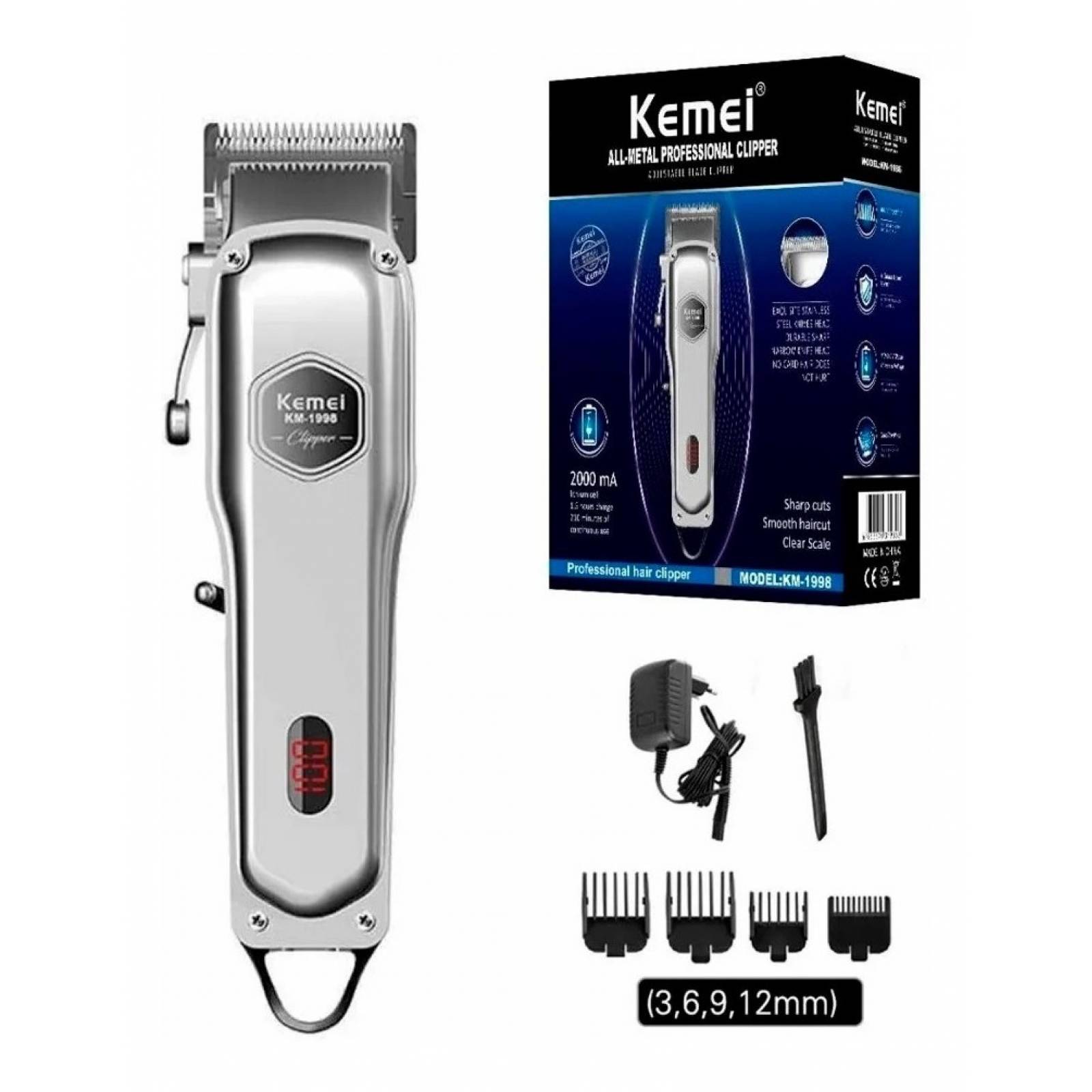 Maquina De Cortar Cabello Kemei Km-1996