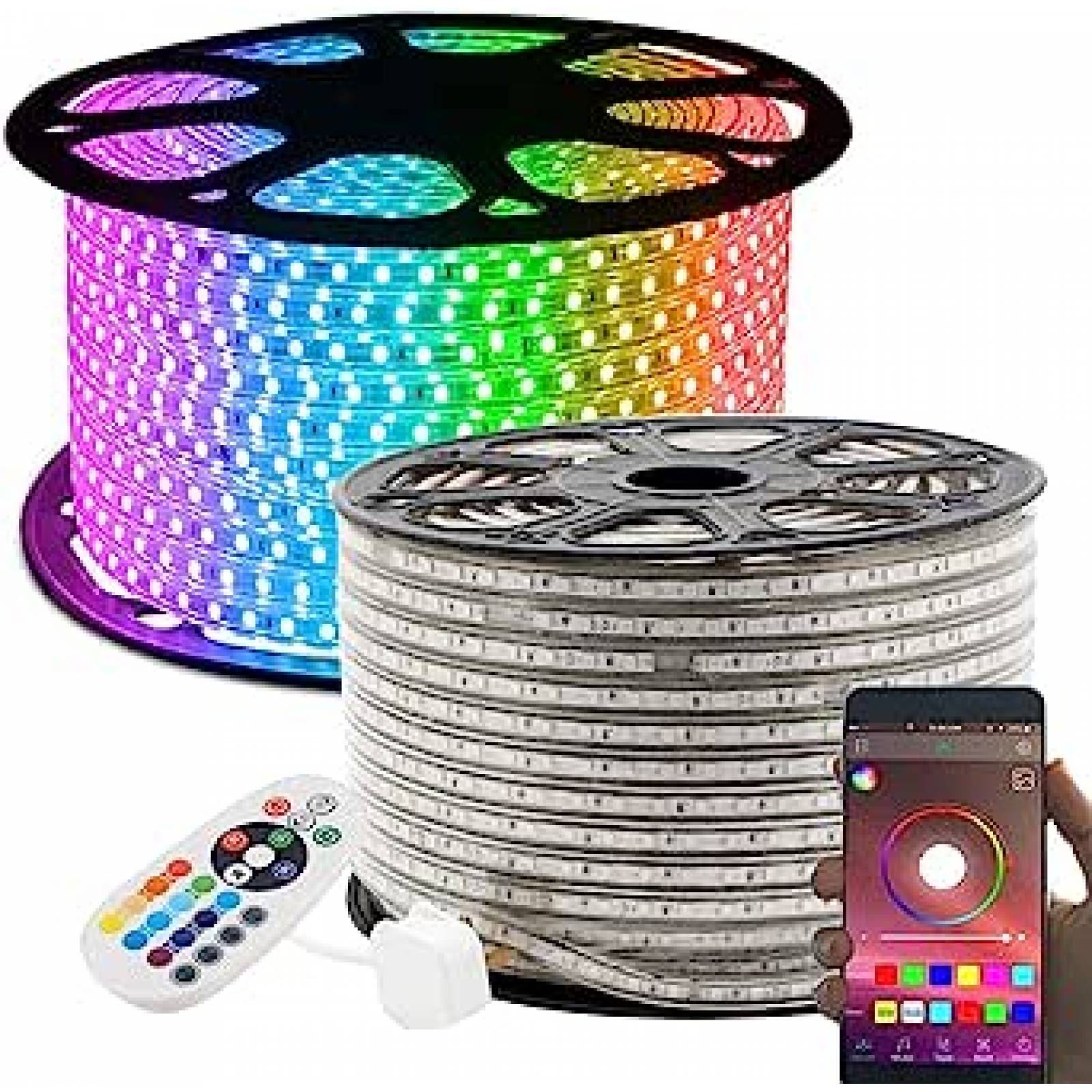 Tira Led Rgb Rollo 25M Con Control
