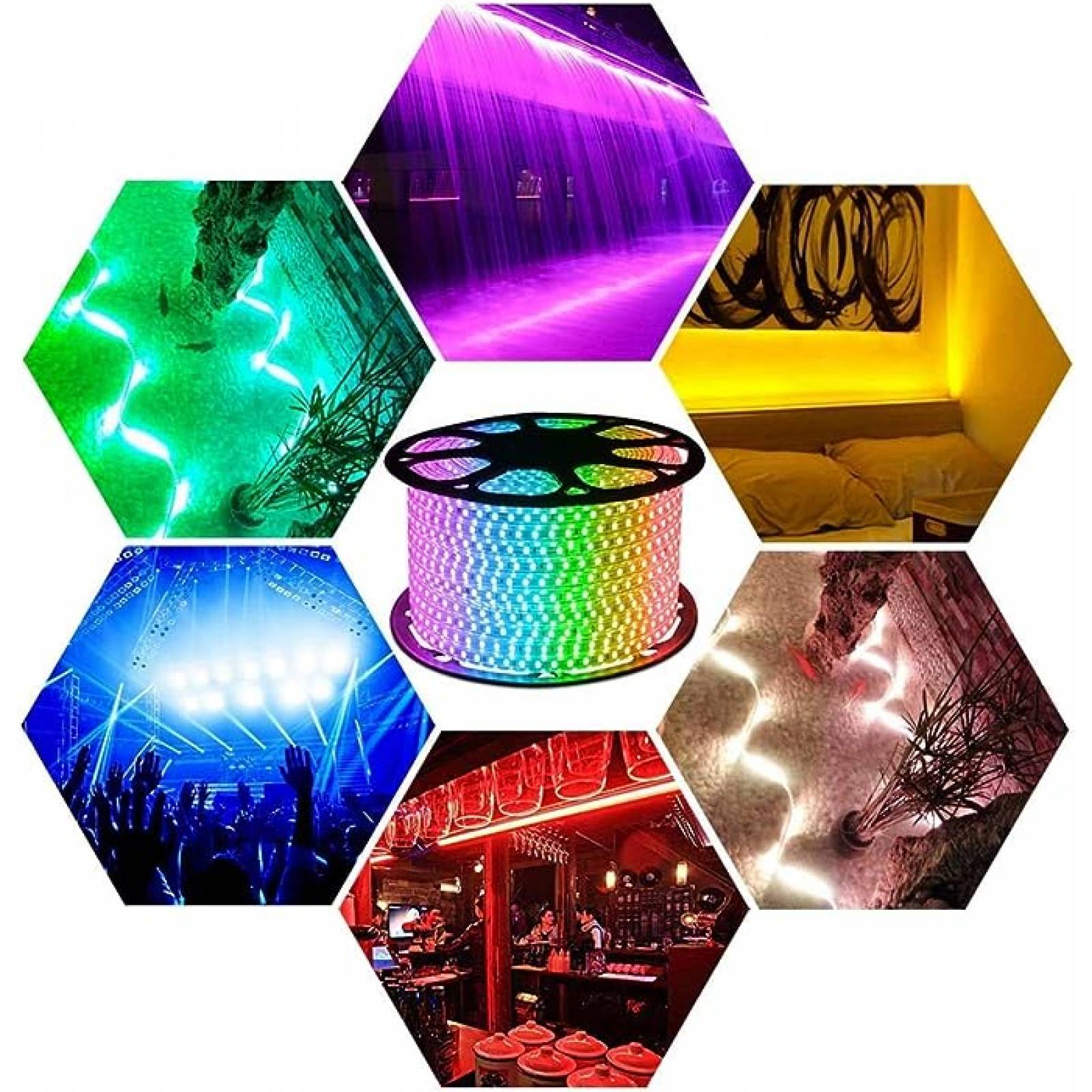 Tira Led Rgb Rollo 25M Con Control