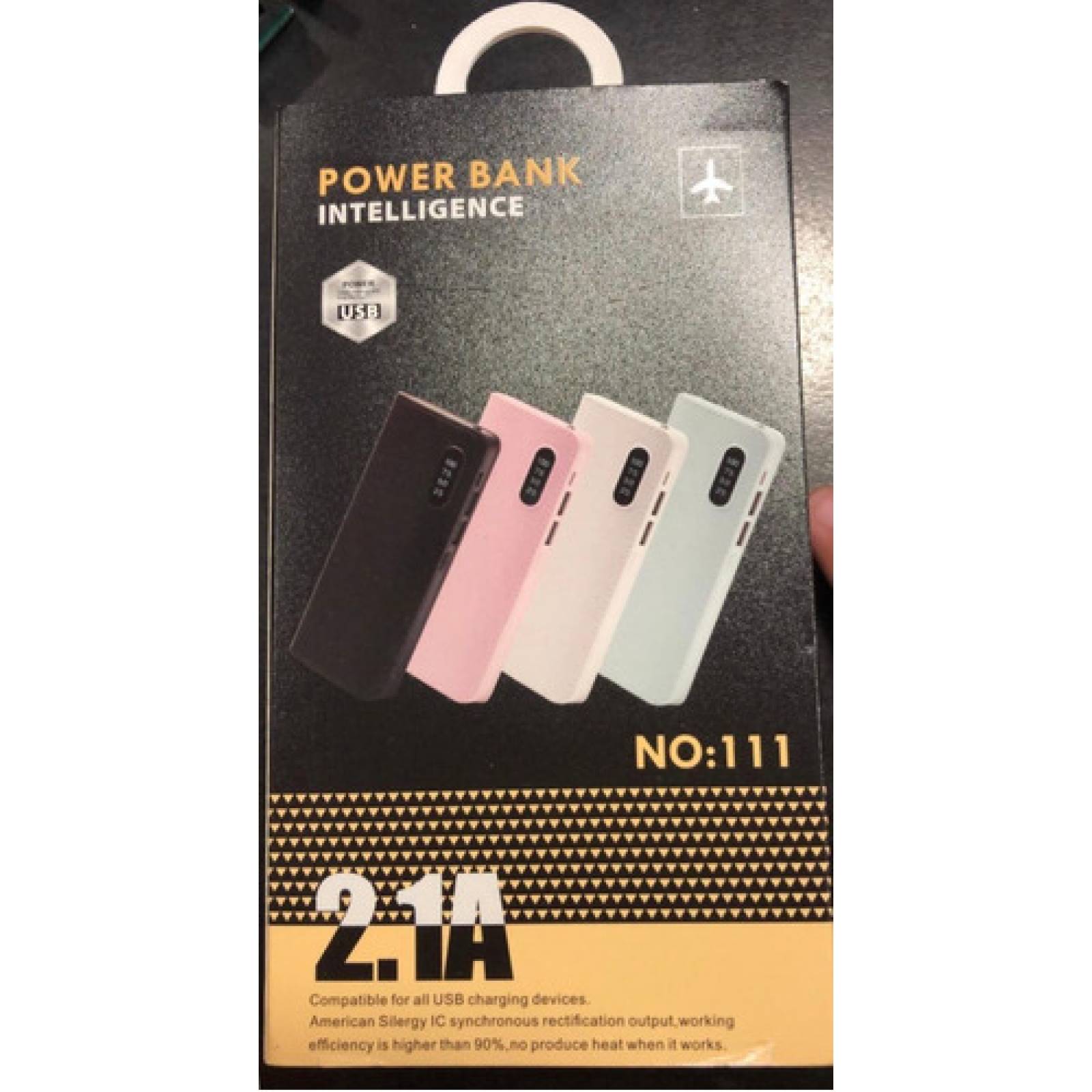 Batería Power Bank Yd-15 Portátil 20000 Mah, Tipo Piel 