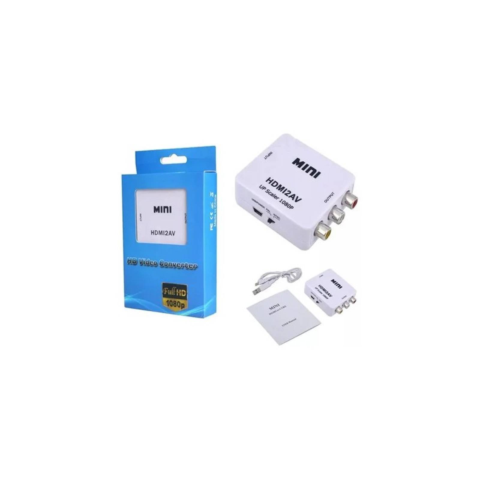 Convertidor Hd Vídeo Hdmi X Av Rca - Hdmi2Av