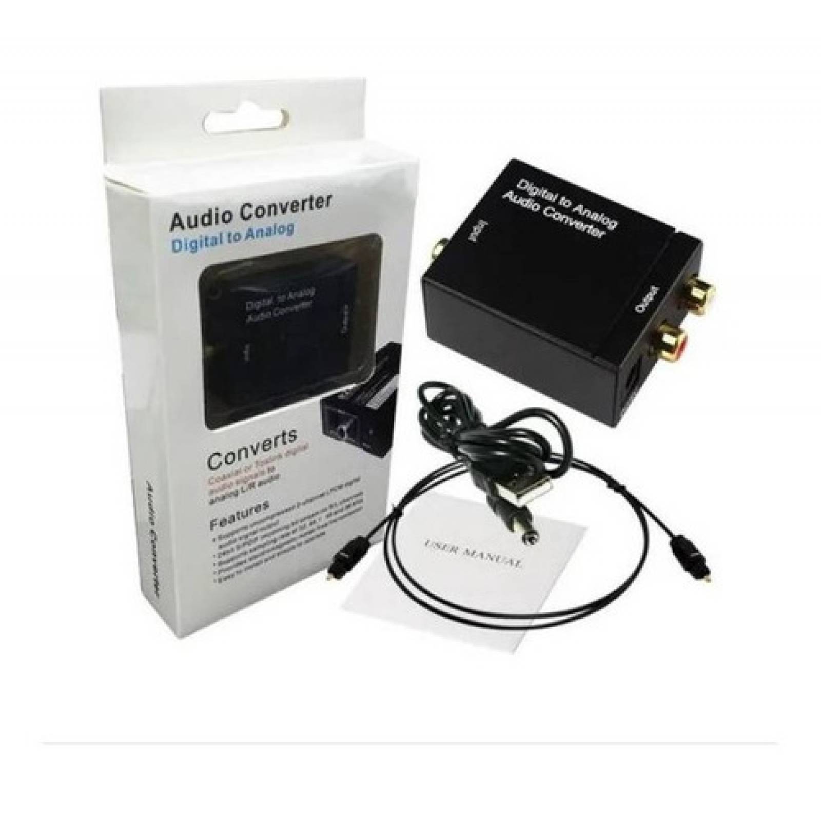 Convertidor De Audio Digital A Análogo Óptico Rca Compuesto Con .33.Da