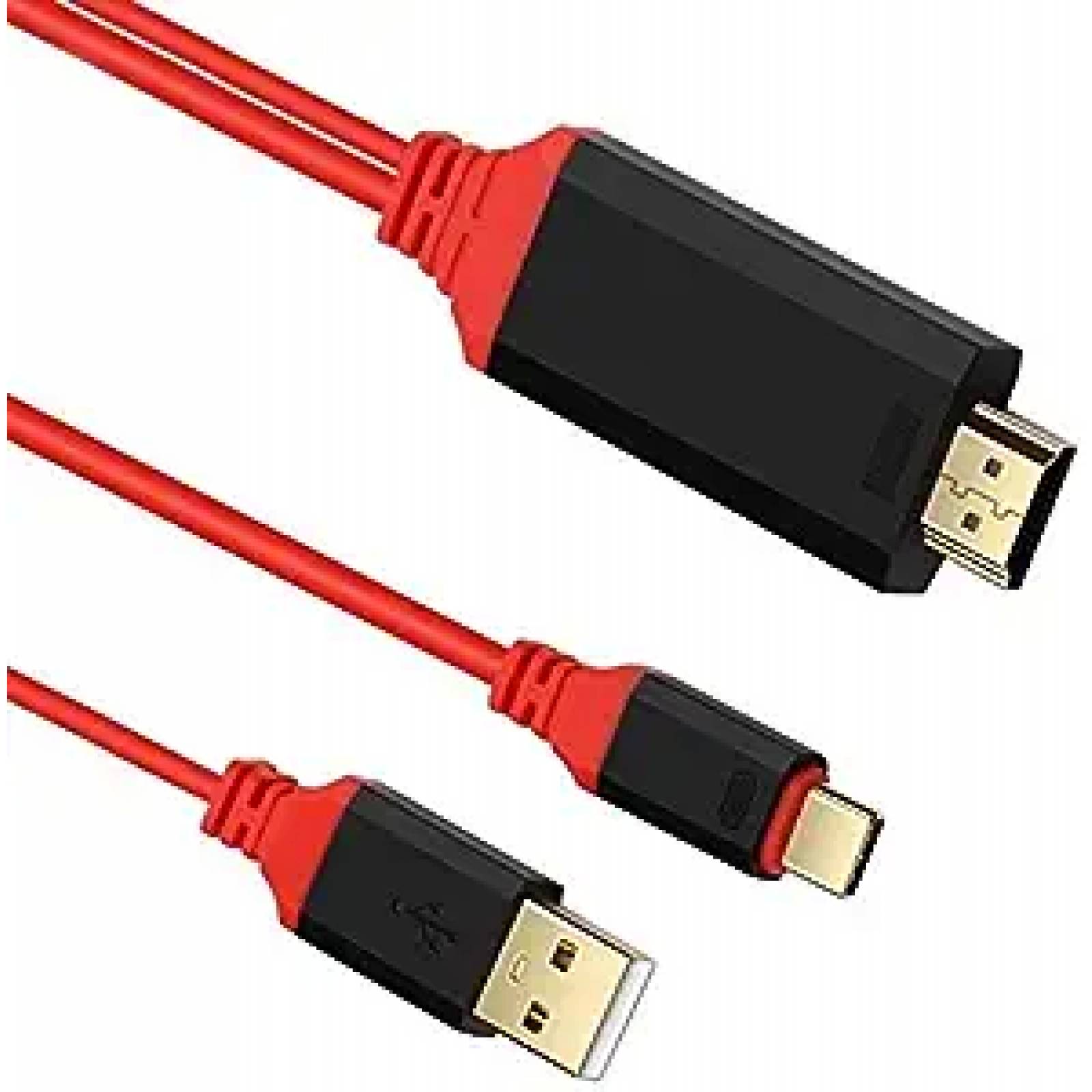 Cable Mhl Puntas Intercambiables Iphone ,V8,Tipo C