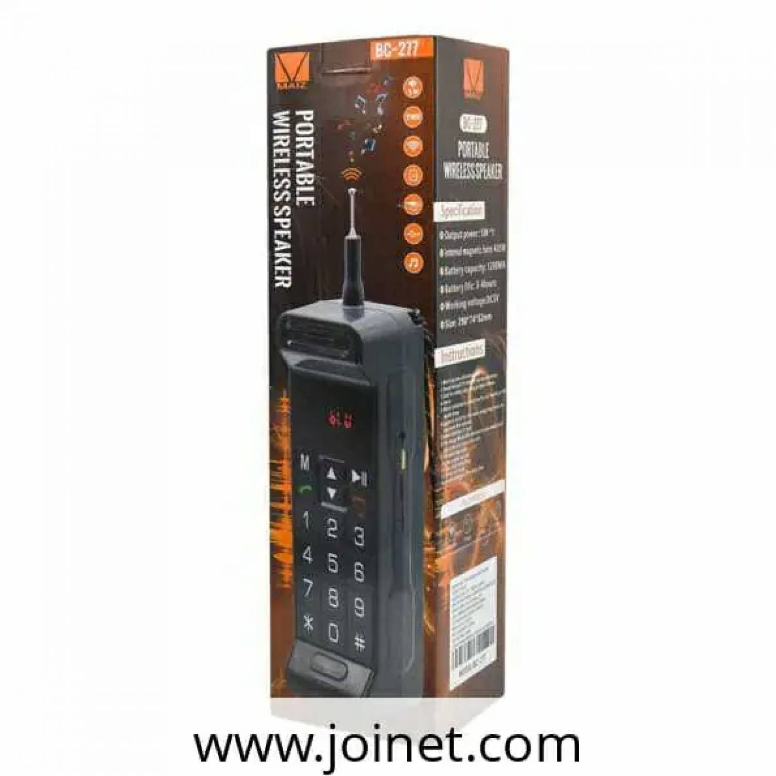 Bocina Fm Bluetooth En Forma De Teléfono Retro