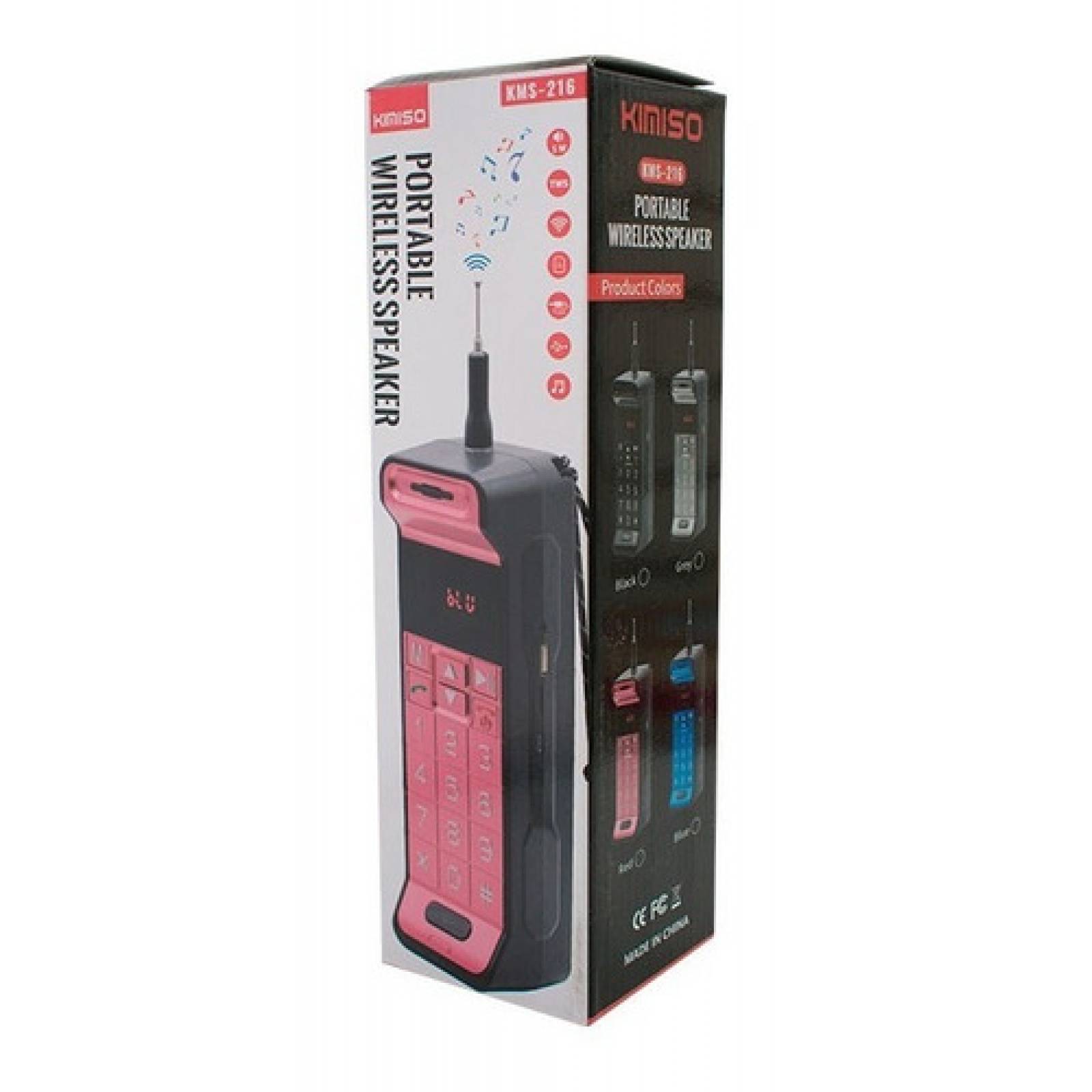 Bocina Fm Bluetooth En Forma De Teléfono Retro