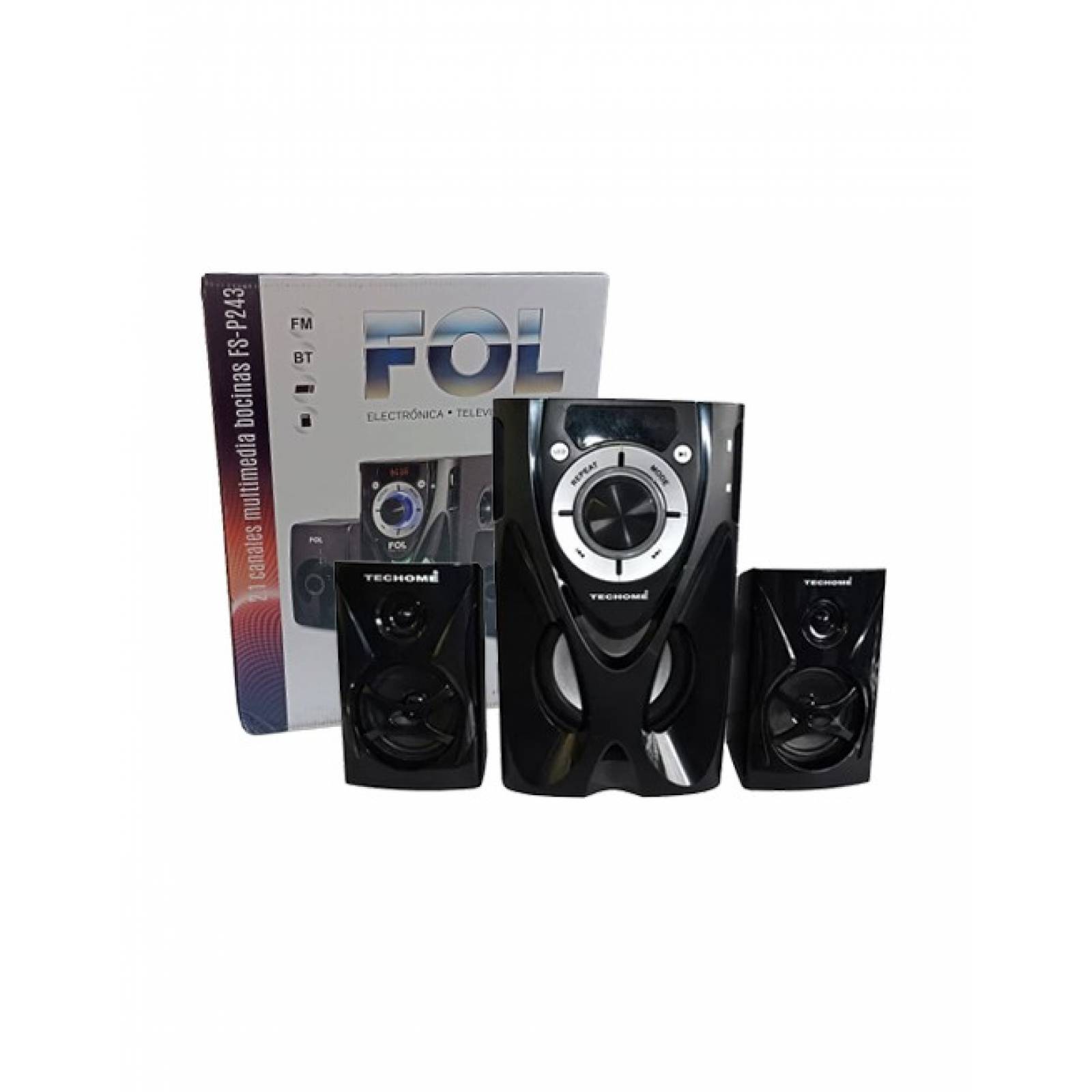 Bocina Teatro En Casa Fol Fs-P243 2.1 Canales
