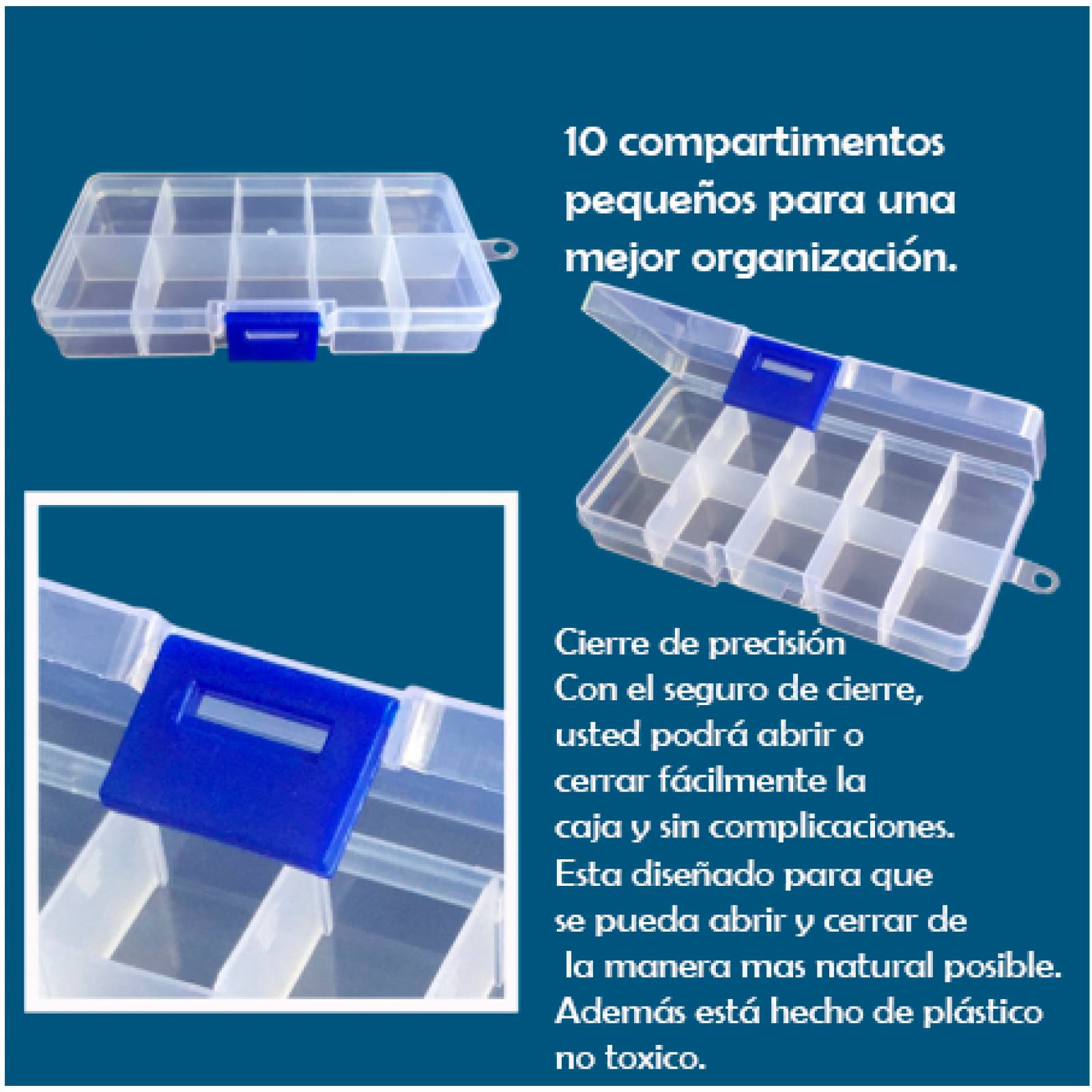 Caja De Componentes Chica Plastico Alta Calidad  Organizador