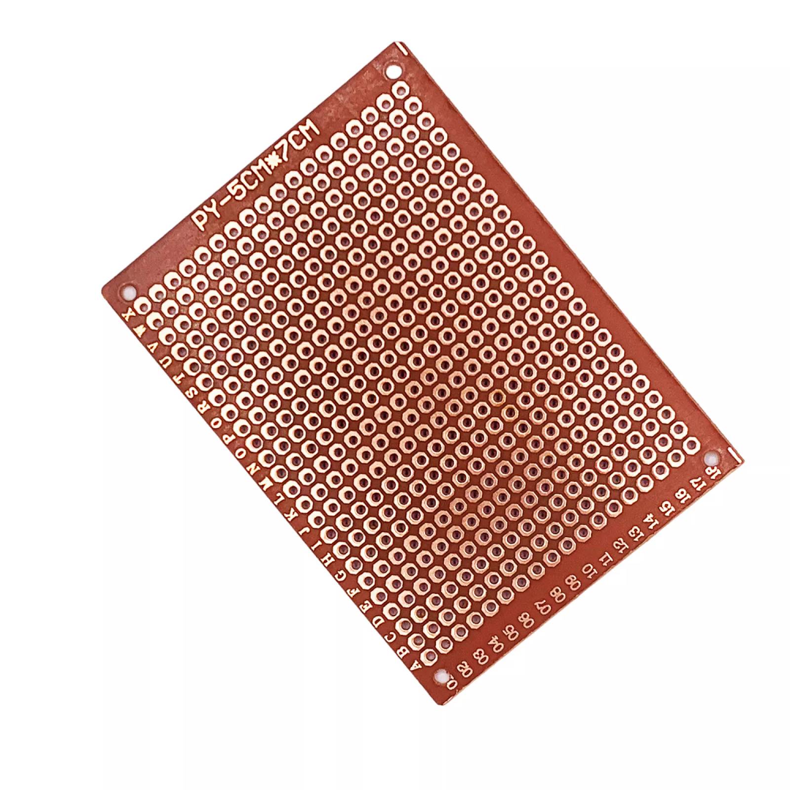 Placa Baquelita 5 por 10 perforada