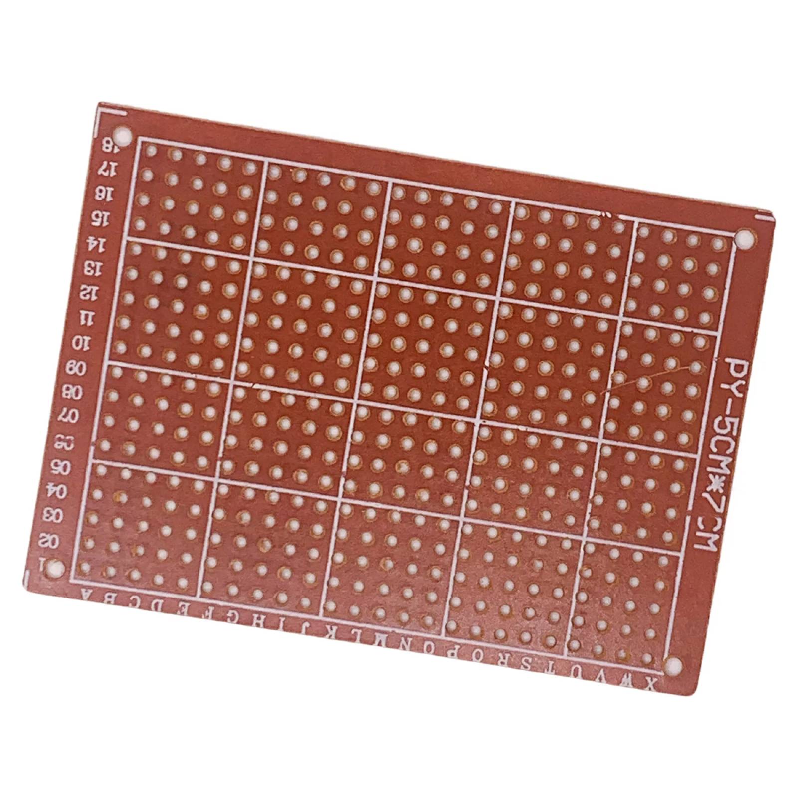 Placa Baquelita 5 por 10 perforada