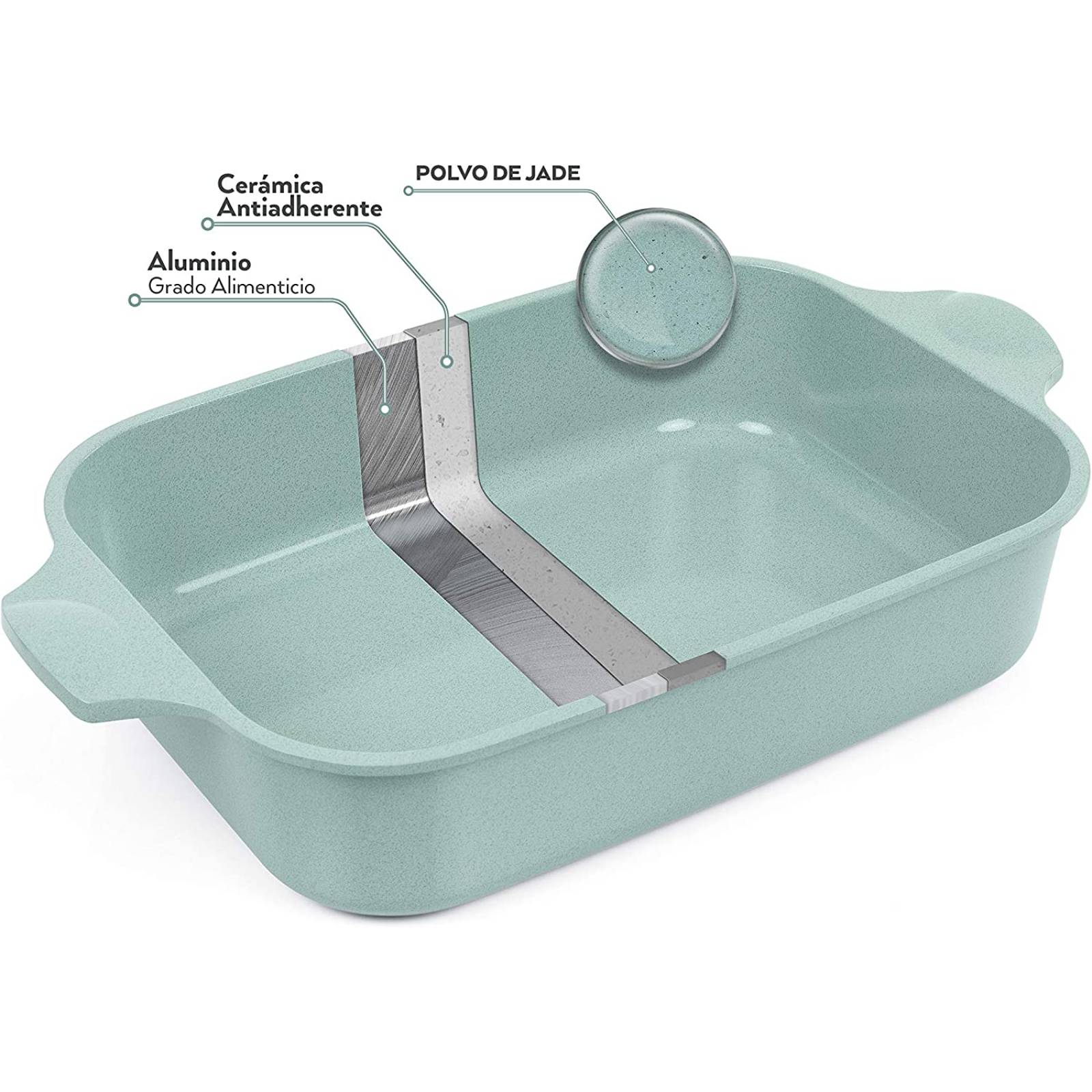 JADE COOK | JADE OVEN | Dutch oven style with rack integrated | Easier Healthier and faster to use and cook |