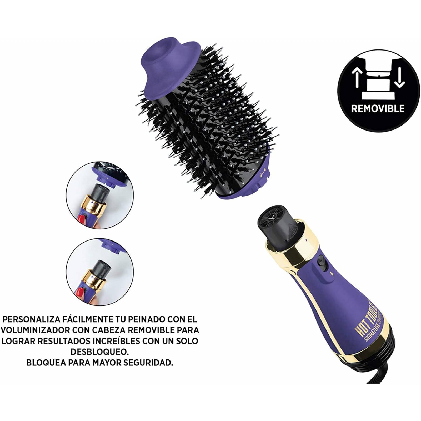 Cepillo Secadora Hot Tools Signature Series One-Step Secador y