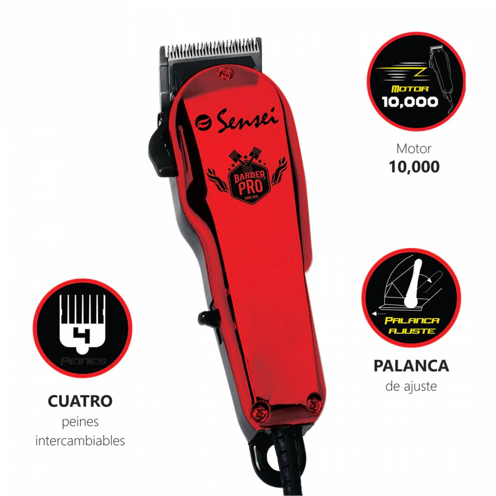 Maquina de Corte Profesional Sensei Roja HC-223