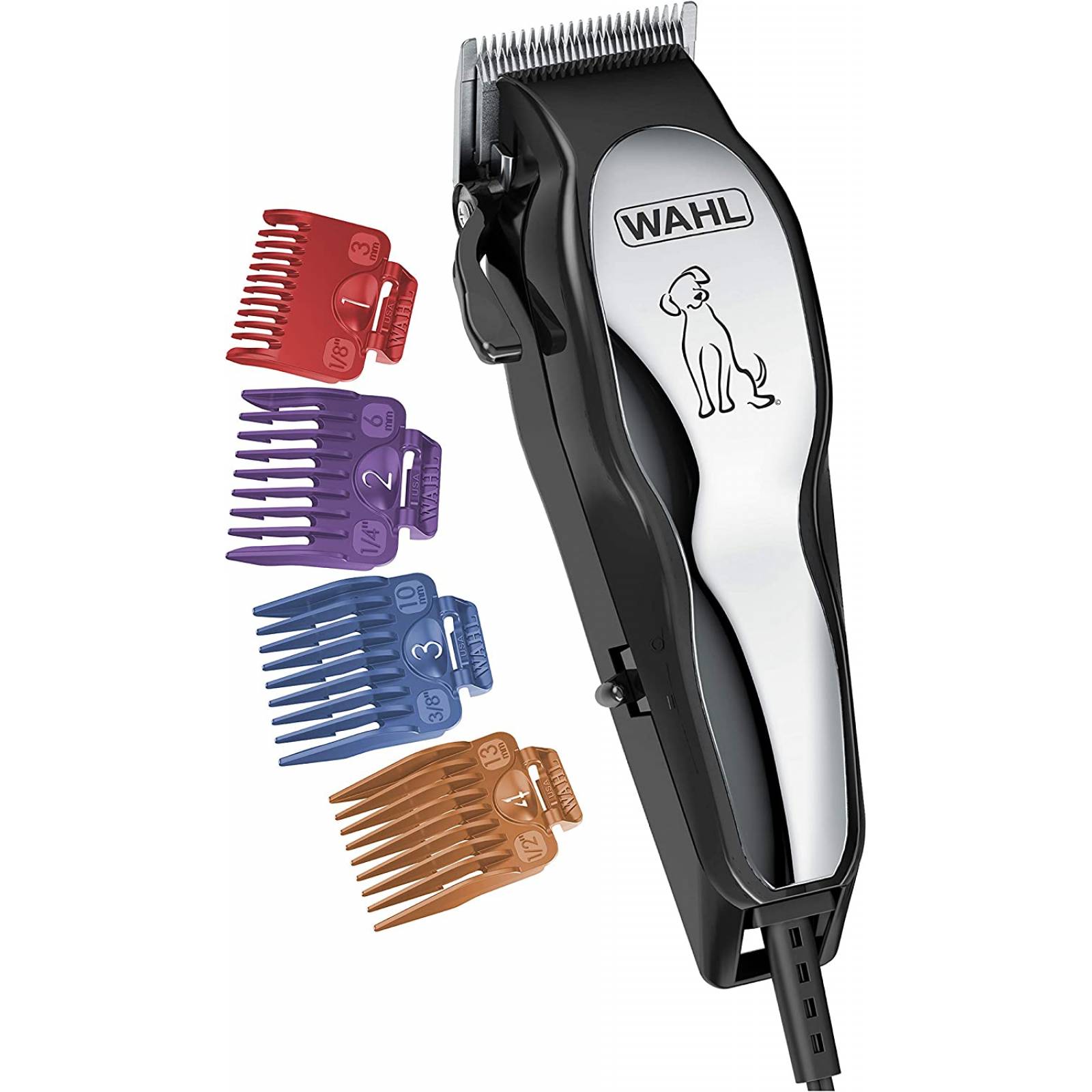Wahl Pet-Pro Dog Grooming Clipper Kit, with superior fur feeding blades, professional type grooming at home