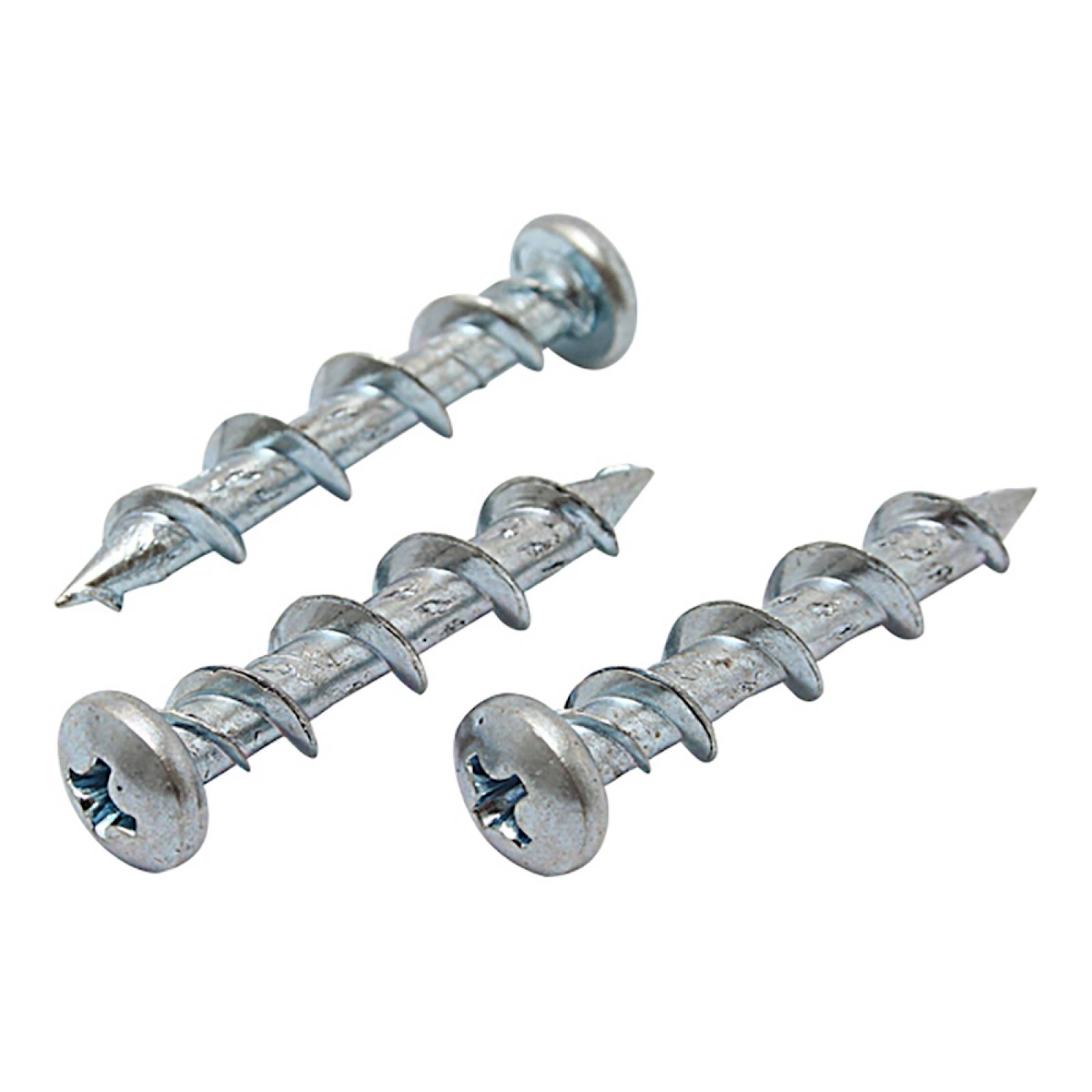 1 Tornillos Taquetes Walldog 3.3 X .3 Cm Plata