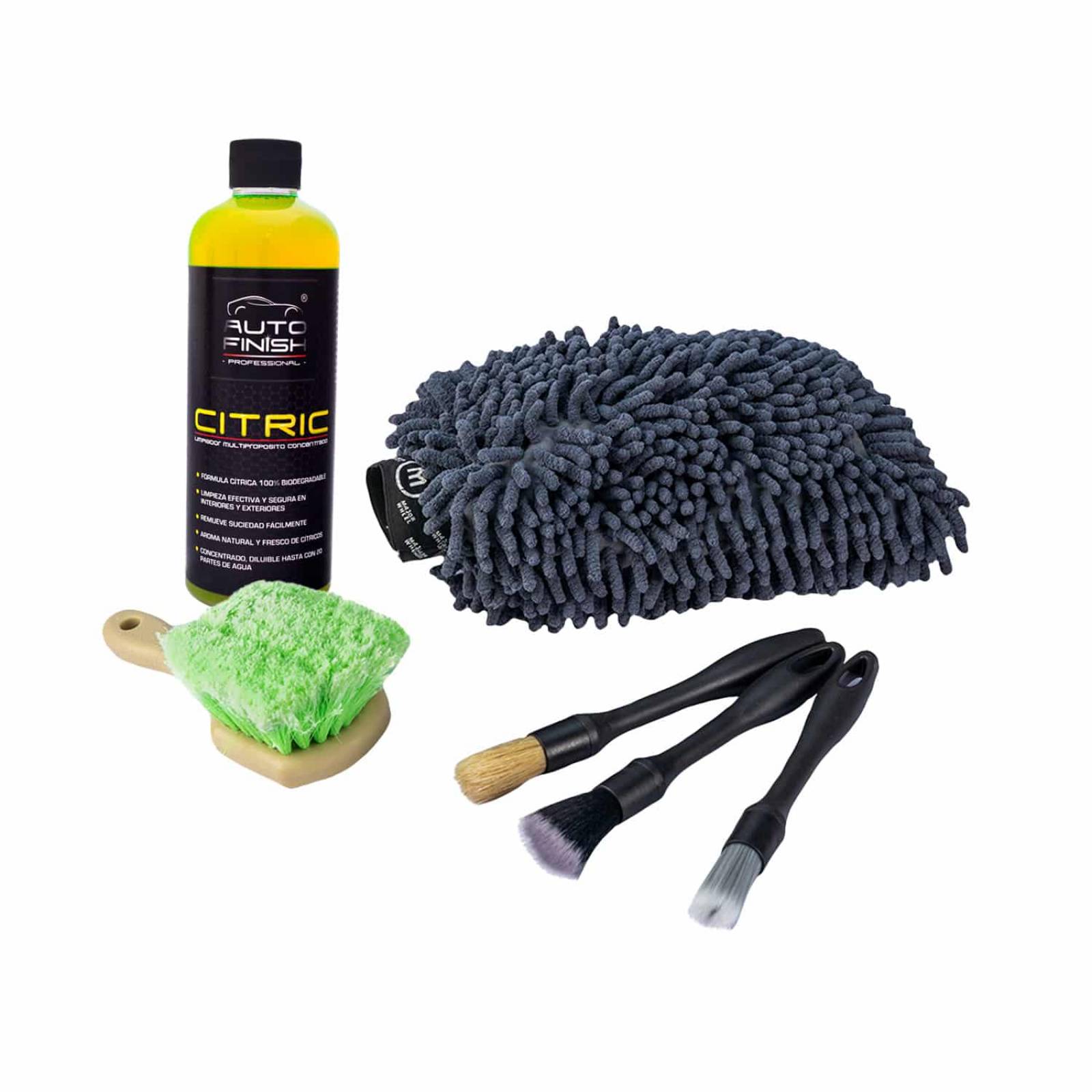 Kit Para Detallado de Exterior e Interior En Autos Estetica Profesional Plus