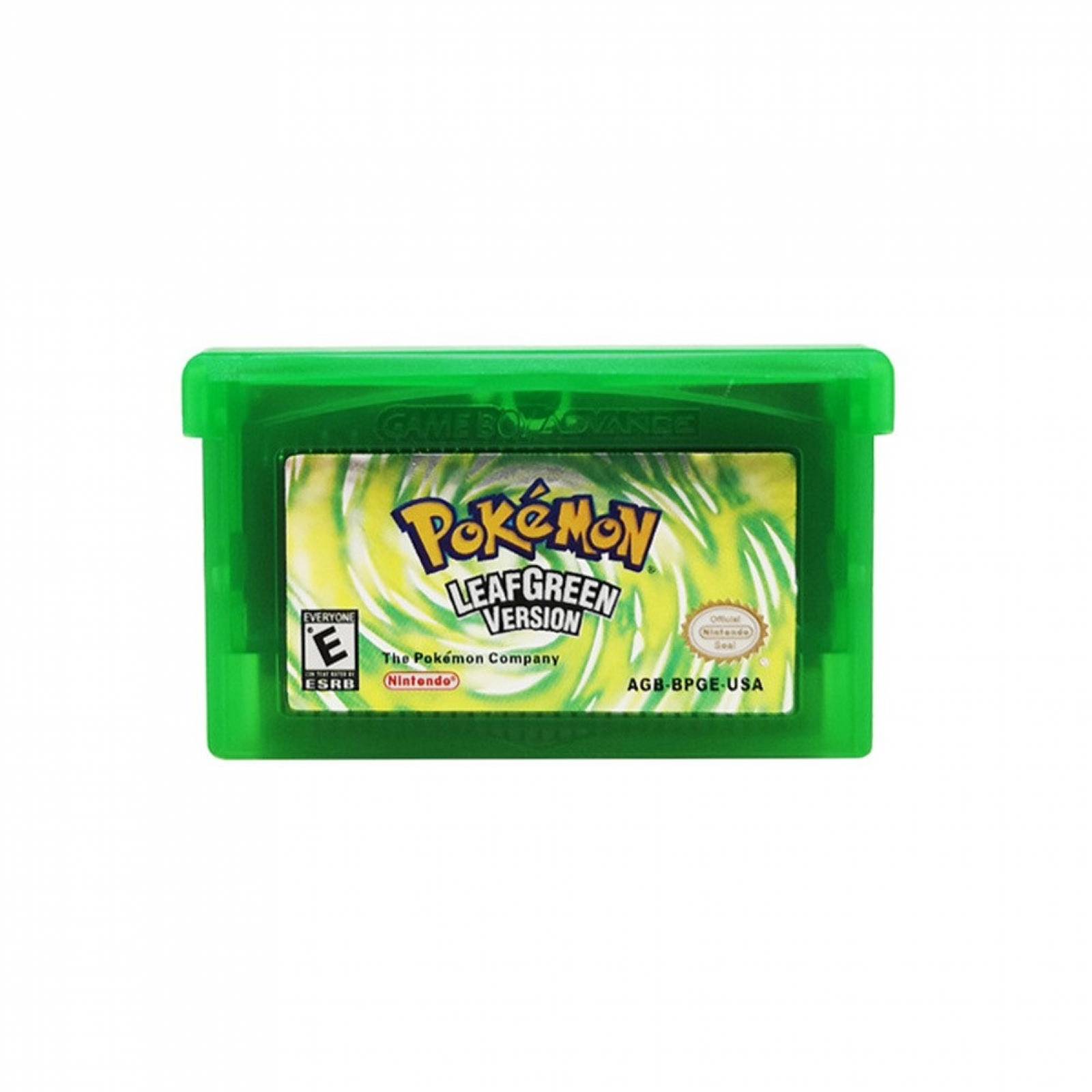 Cartucho GBA Game Boy Pokémon LeafGreen Inglés