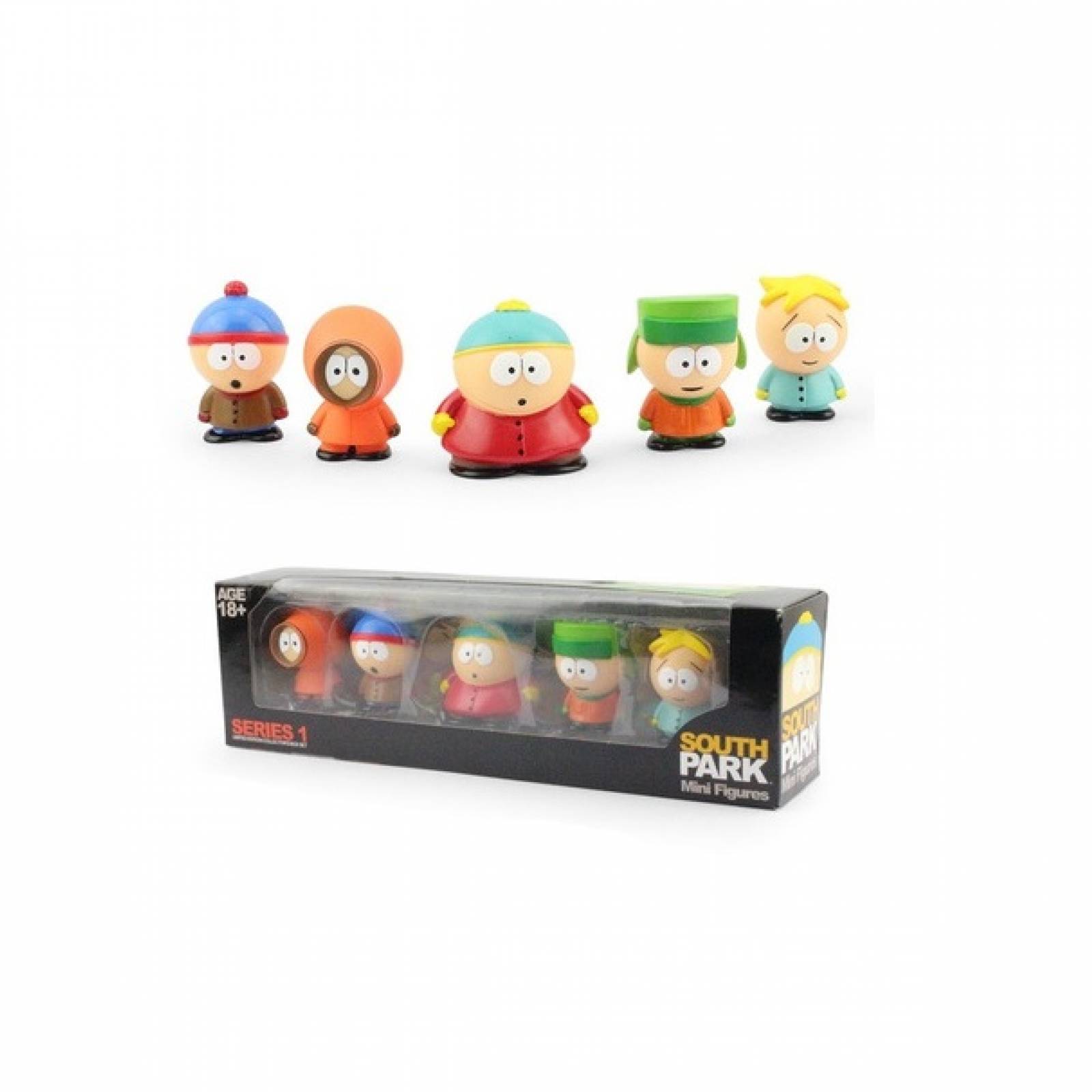 Set De 5 Figuras SP South Park con caja