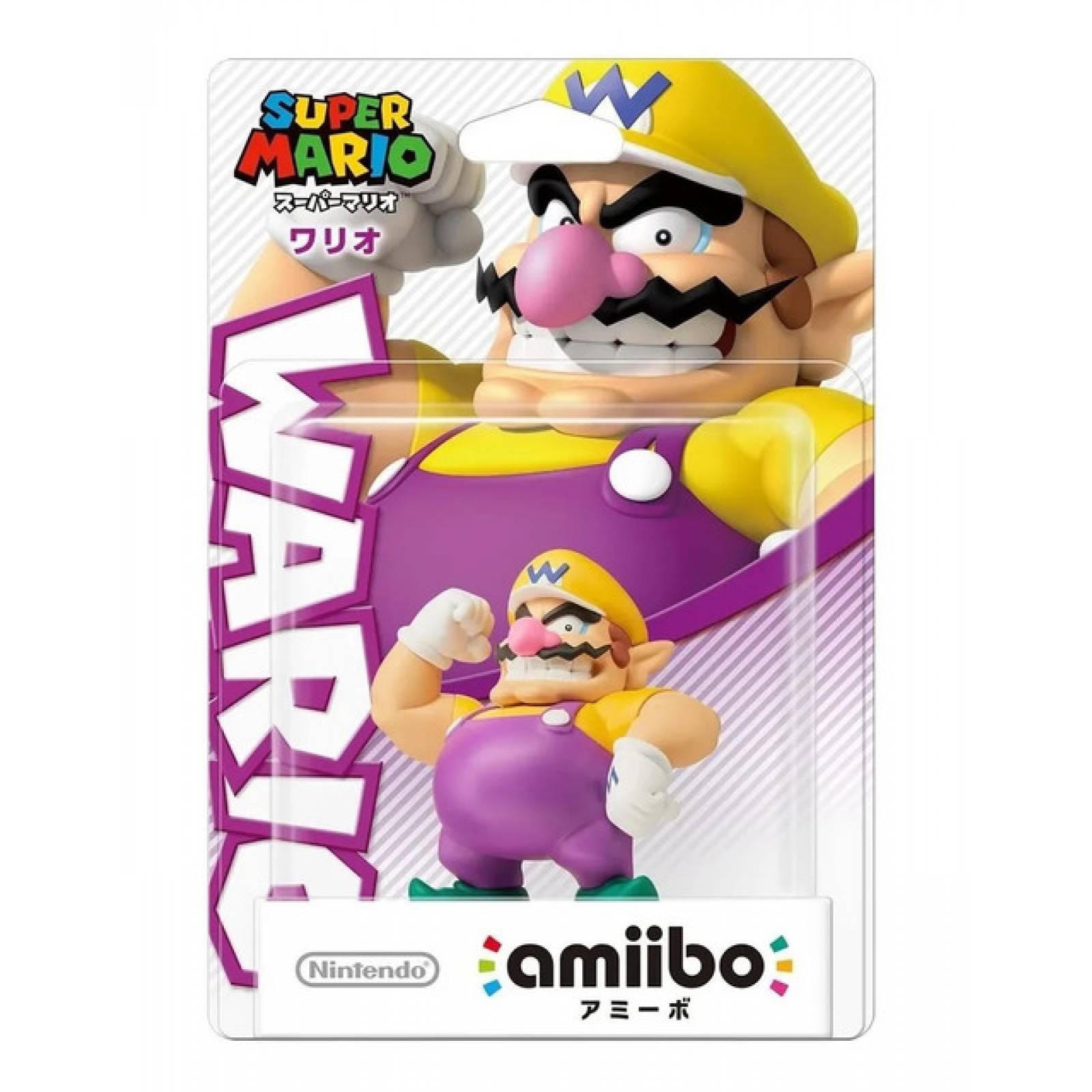Figura Amiibo Nintendo Wario Modelo Super Mario Bros