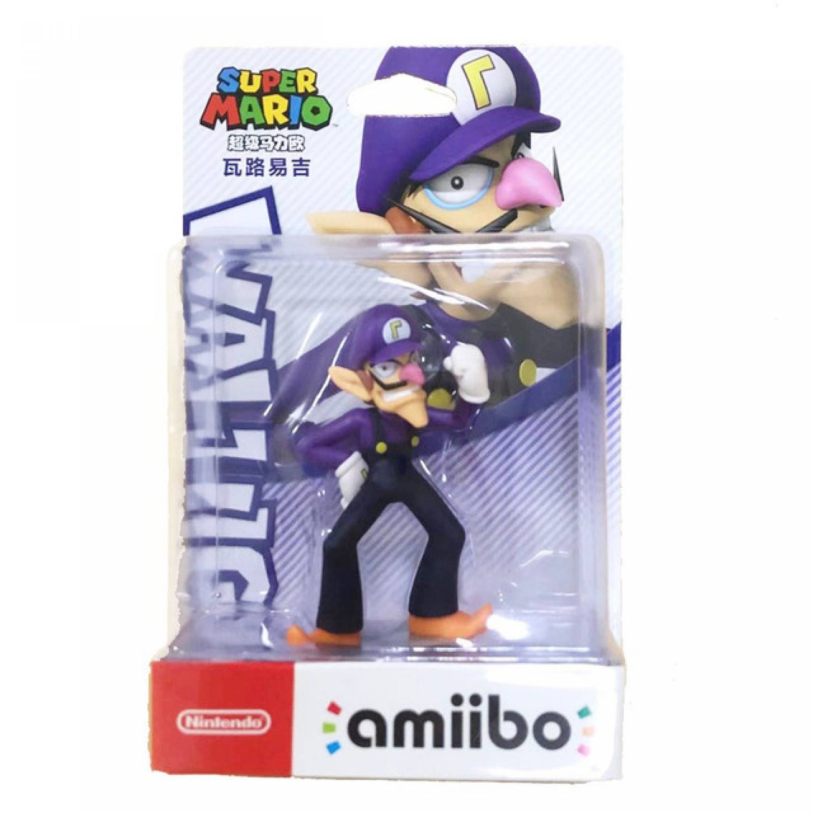 Figura Amiibo Nintendo Waluigi Modelo Super Mario Bros