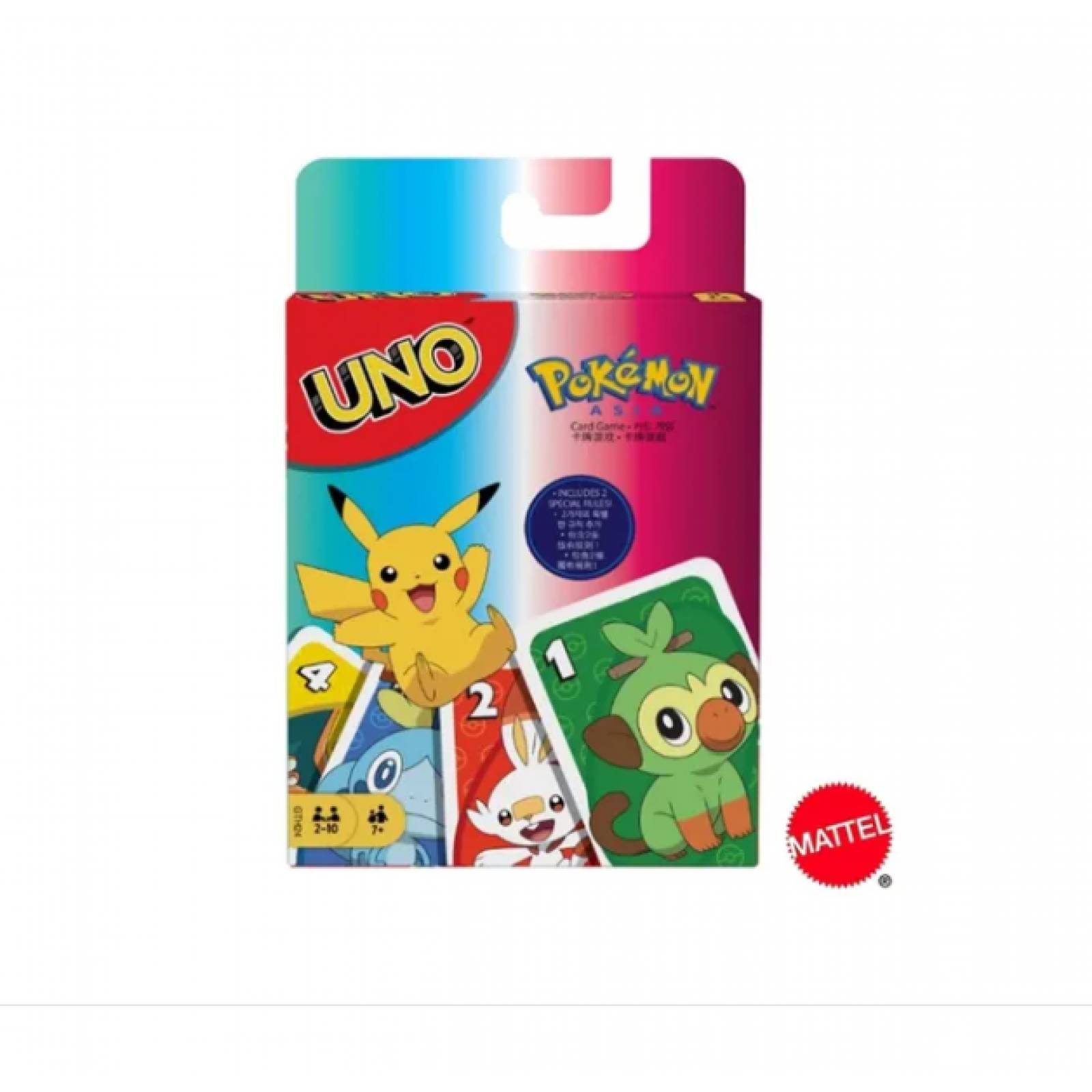 Juego de mesa Mattel UNO Edición Especial De Pokémon