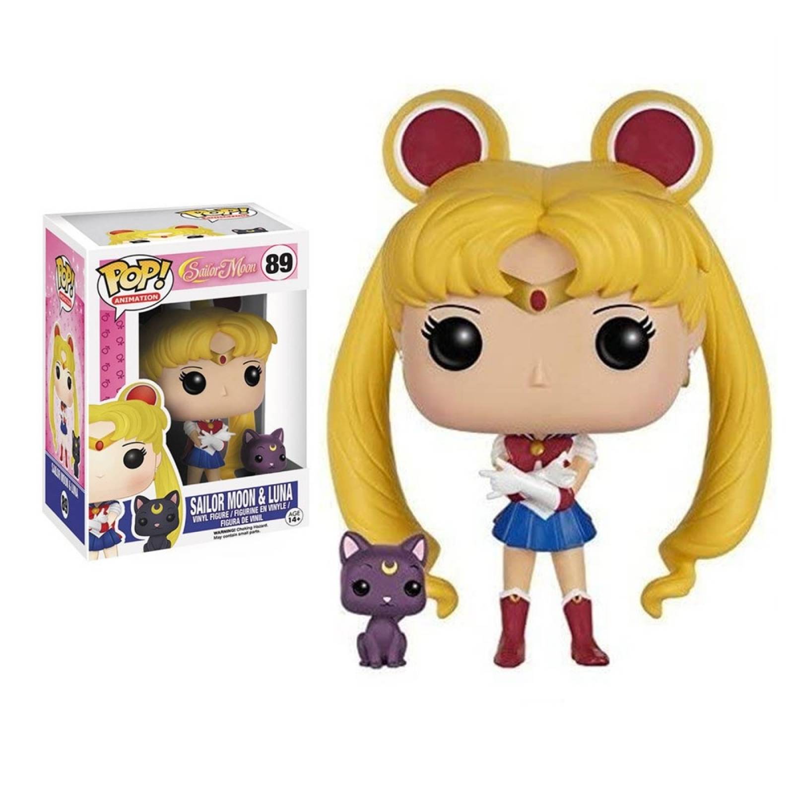 Funko Pop Animación Sailor Moon con Luna #89