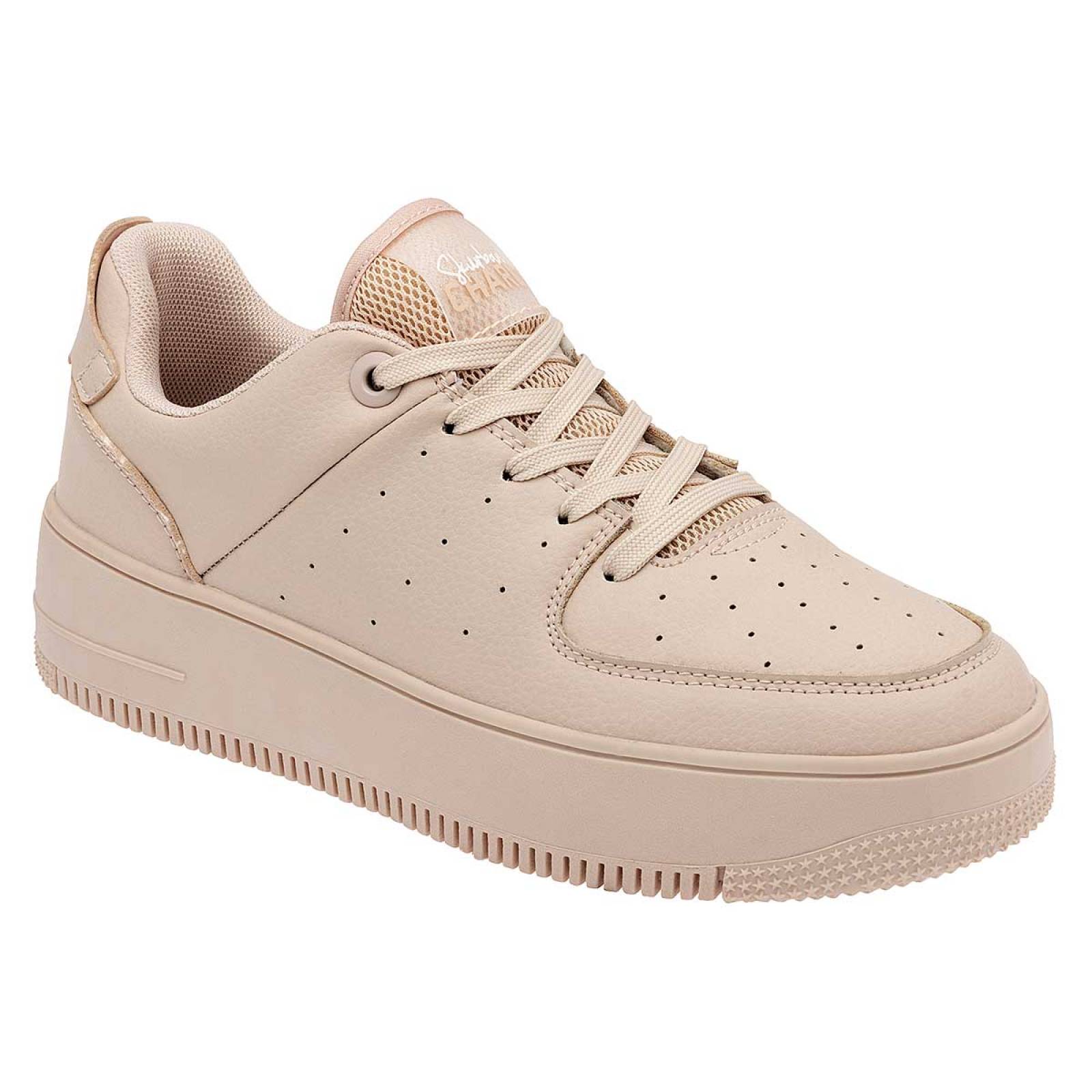 TENIS CHARLY Mujer 111211 Color Beige V5