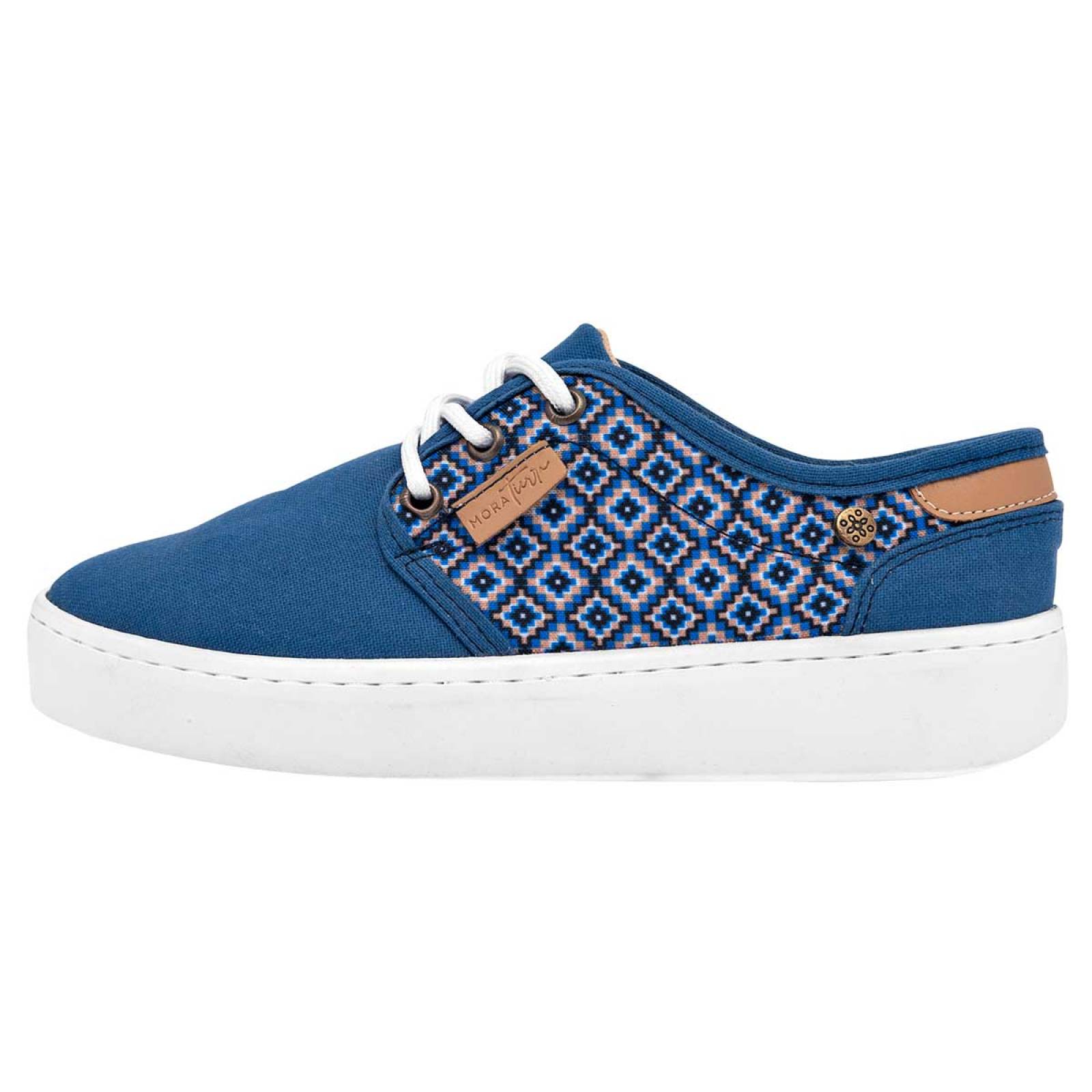 TENIS Mora tierra Mujer 112577 Color Azul V5