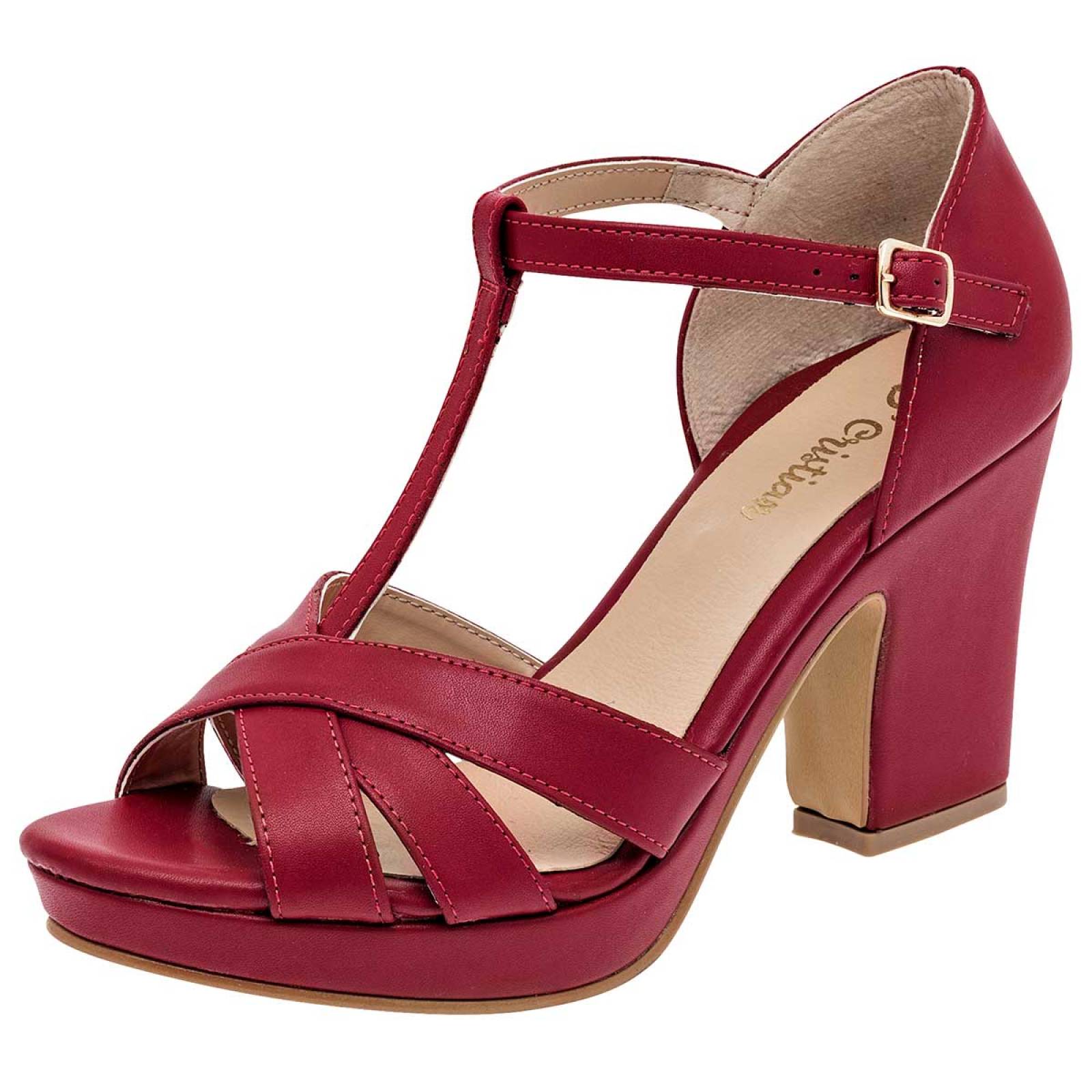 ZAPATO CASUAL Dcristian Mujer 112136 Color Rojo V5