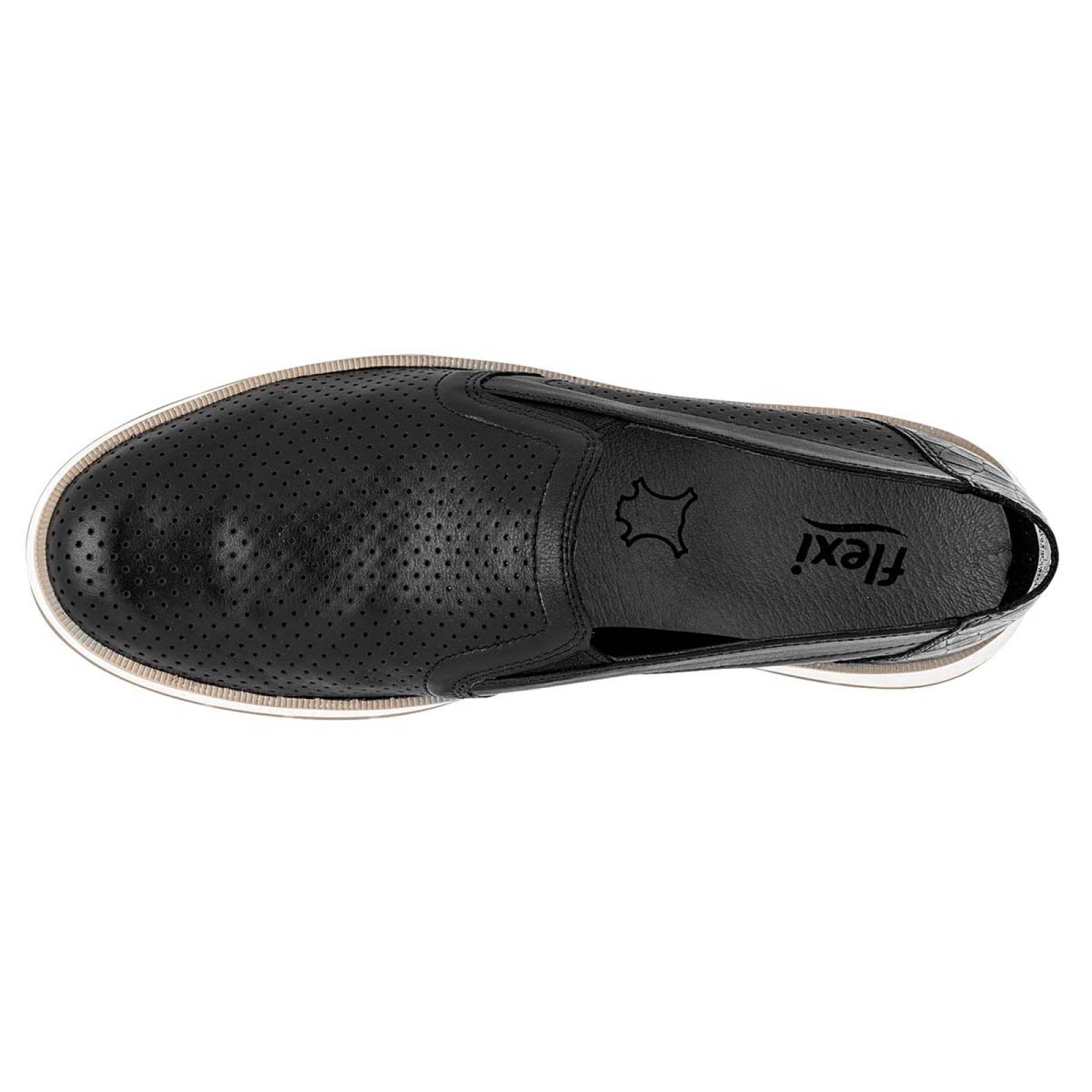 ZAPATO CASUAL Flexi Mujer 111423 Color Negro V5