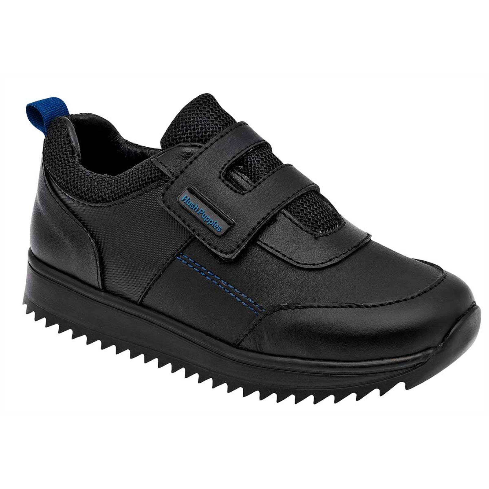ZAPATO CASUAL Hush puppies kids Joven 111319 Color Negro V5
