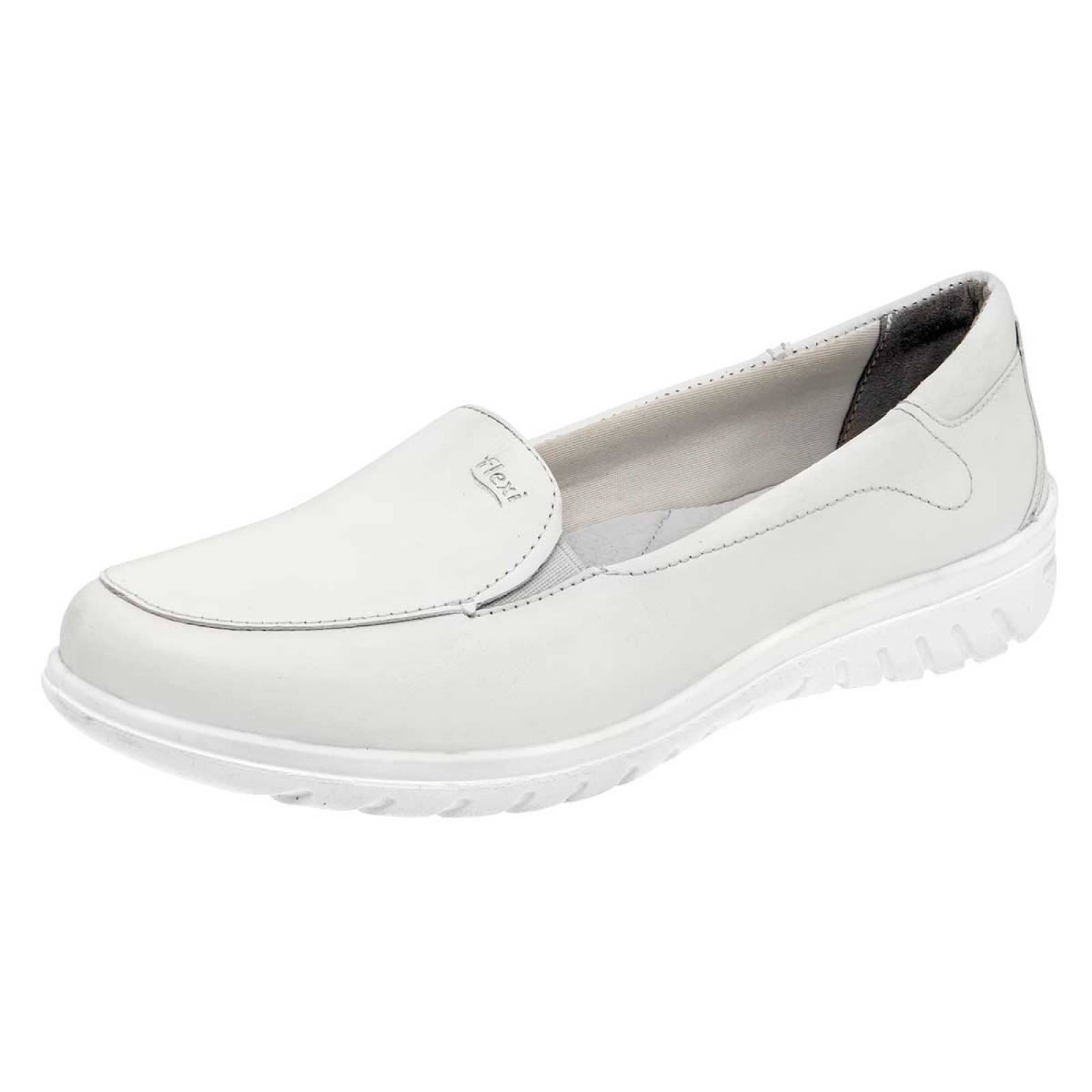 Zapatos blancos best sale flexi mujer