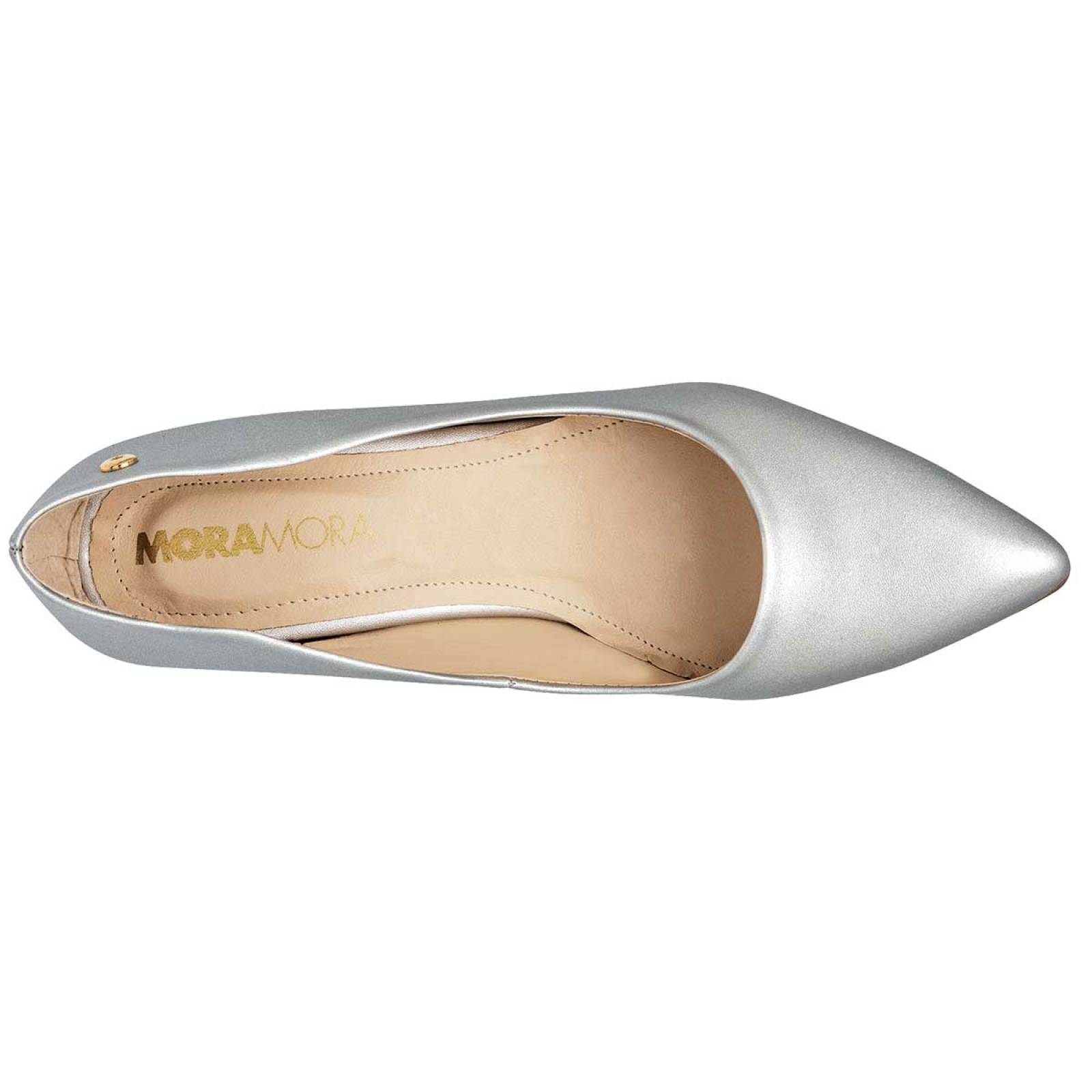 ZAPATO PARA GRADUACION Moramora Mujer 112618 Color Gris V5