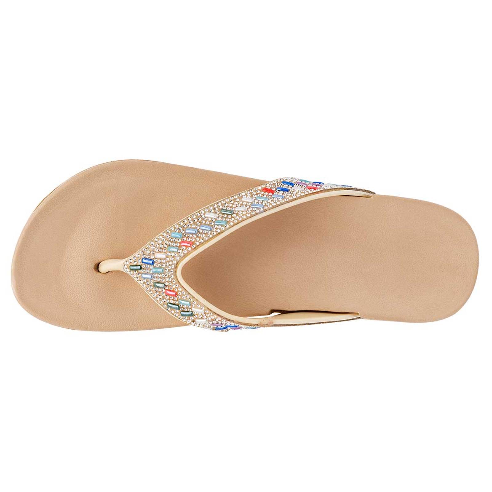 SANDALIA Signos Mujer 112806 Color Beige V5