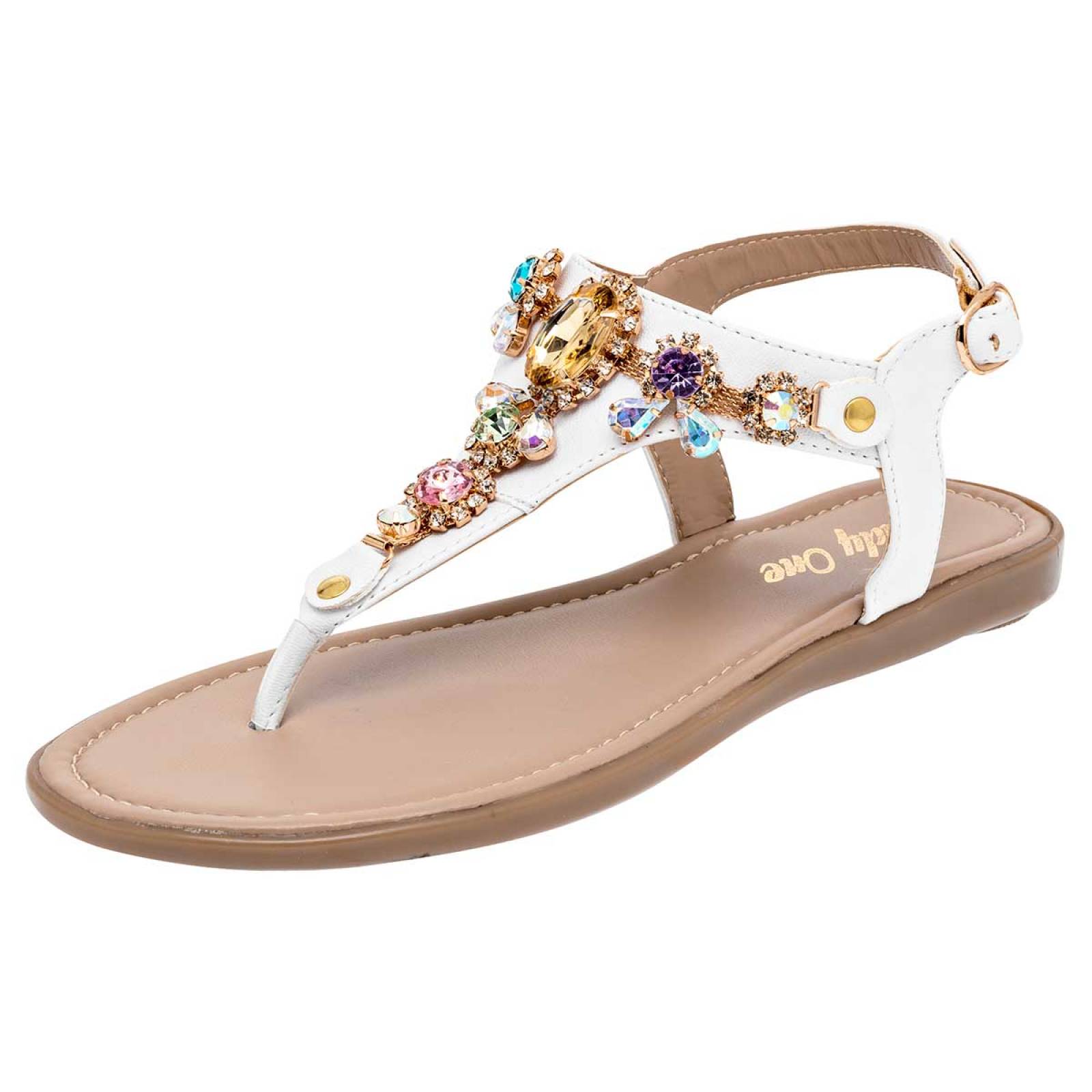 SANDALIA Lady one Mujer 112393 Color Blanco V5
