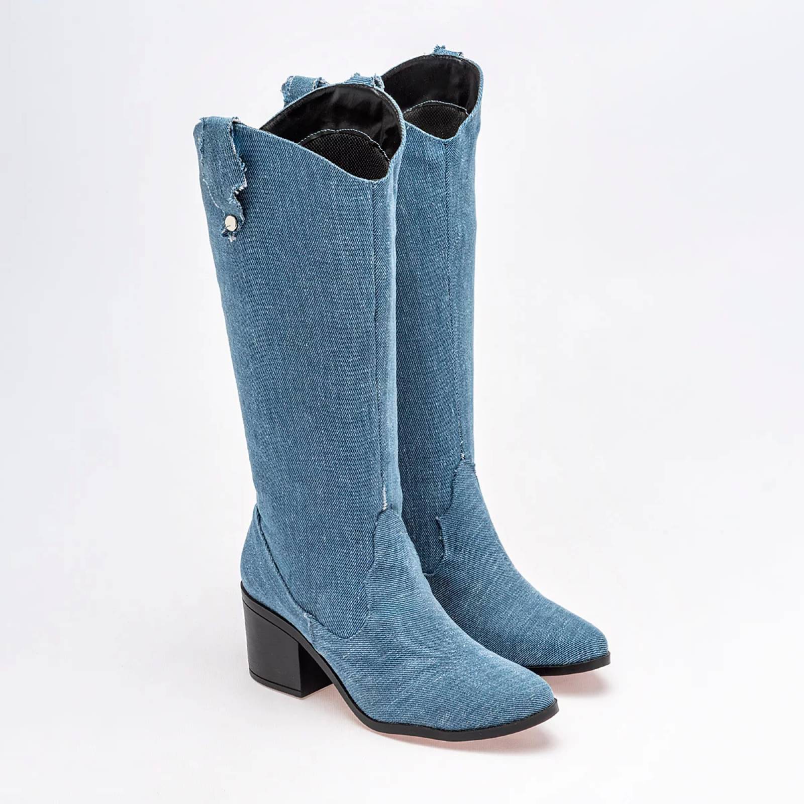 BOTA VAQUERA Para Mujer Mimar 04, Color Azul CE V7