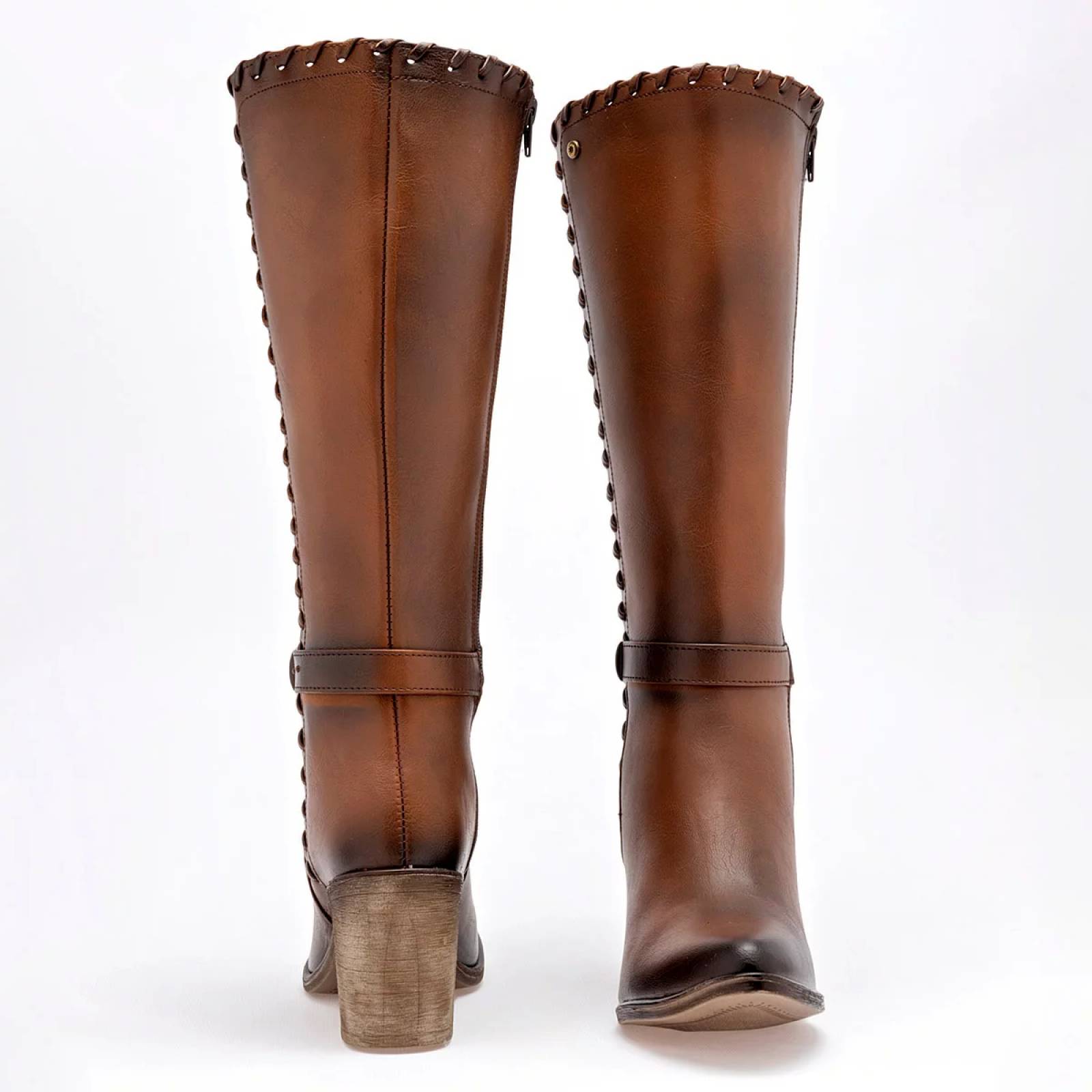 BOTA VAQUERA LARGA Para Mujer Moramora 1103082, Color Cafe CE V7.