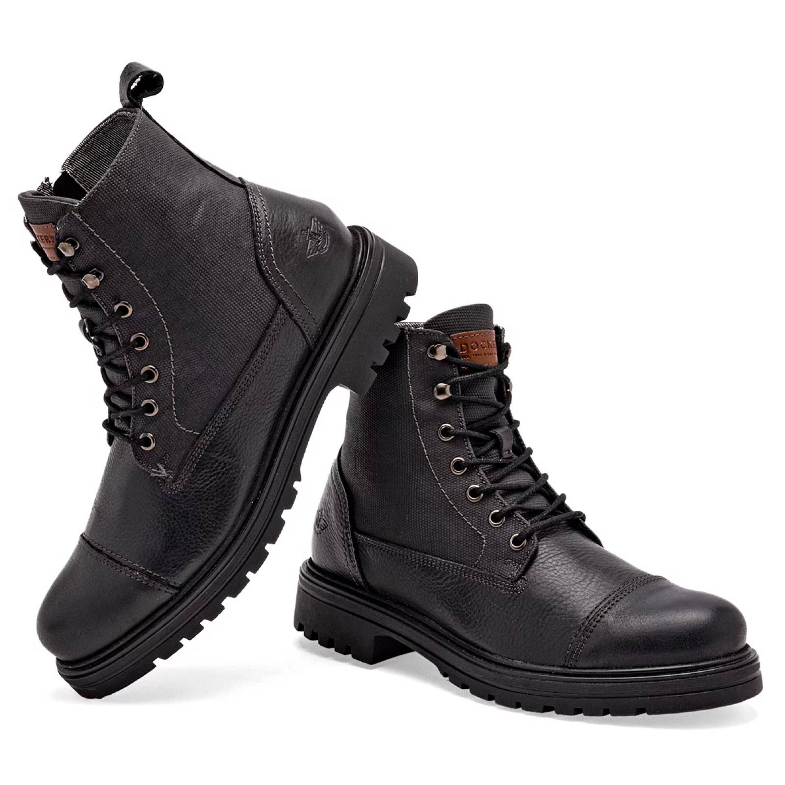 BOTA Para Hombre Dockers D2222141, Color Negro CF V7