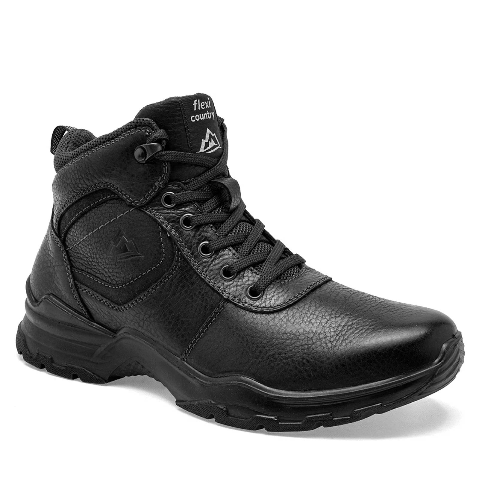 BOTA Para Hombre Flexi 77817, Color Negro -1 V7