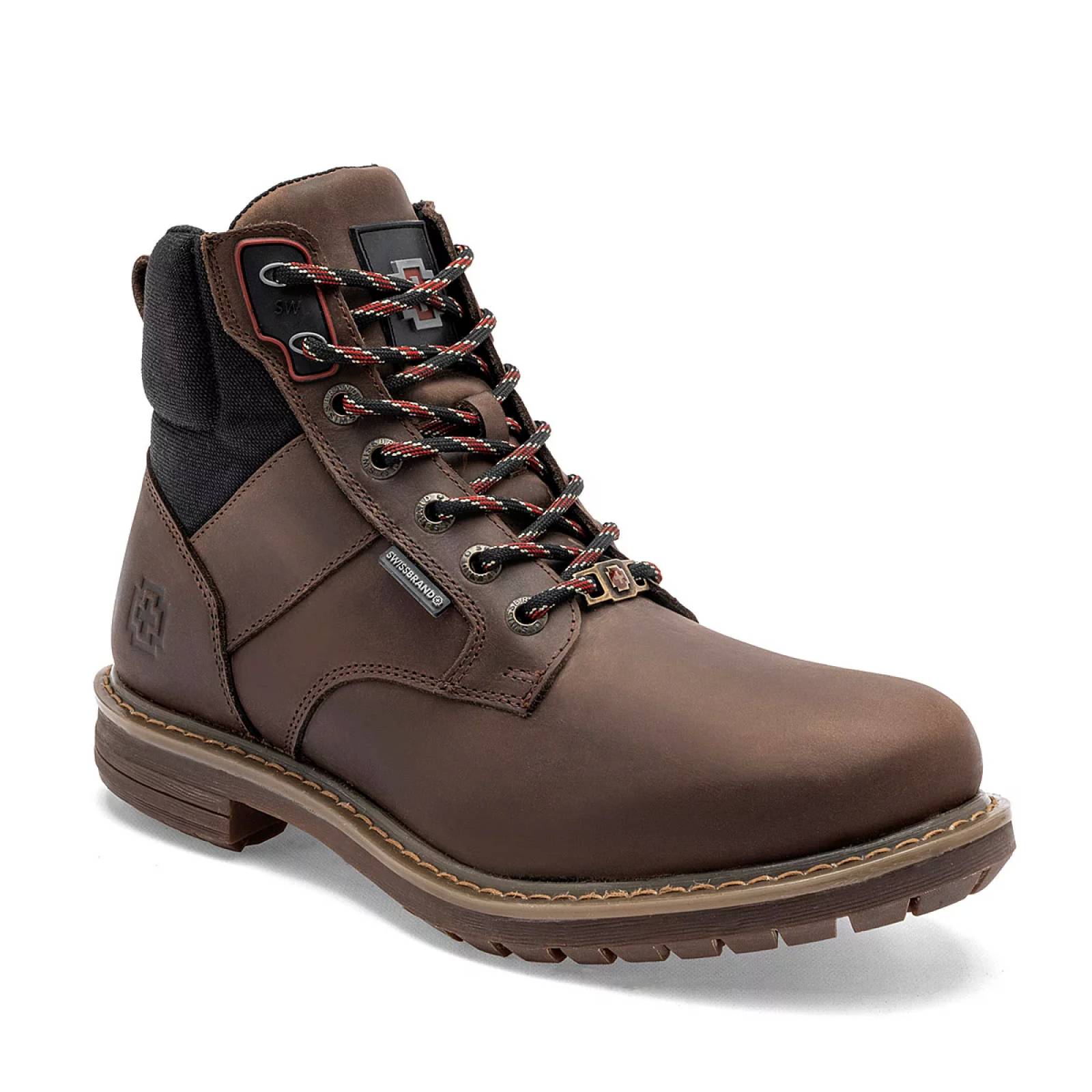 BOTA Para Hombre Swissbrand 369, Color Cafe CF V7