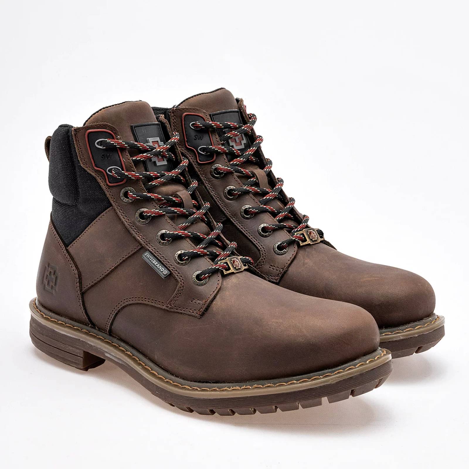 BOTA Para Hombre Swissbrand 369, Color Cafe CF V7