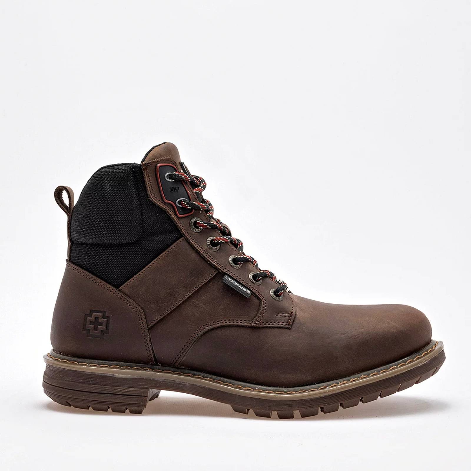 BOTA Para Hombre Swissbrand 369, Color Cafe CF V7