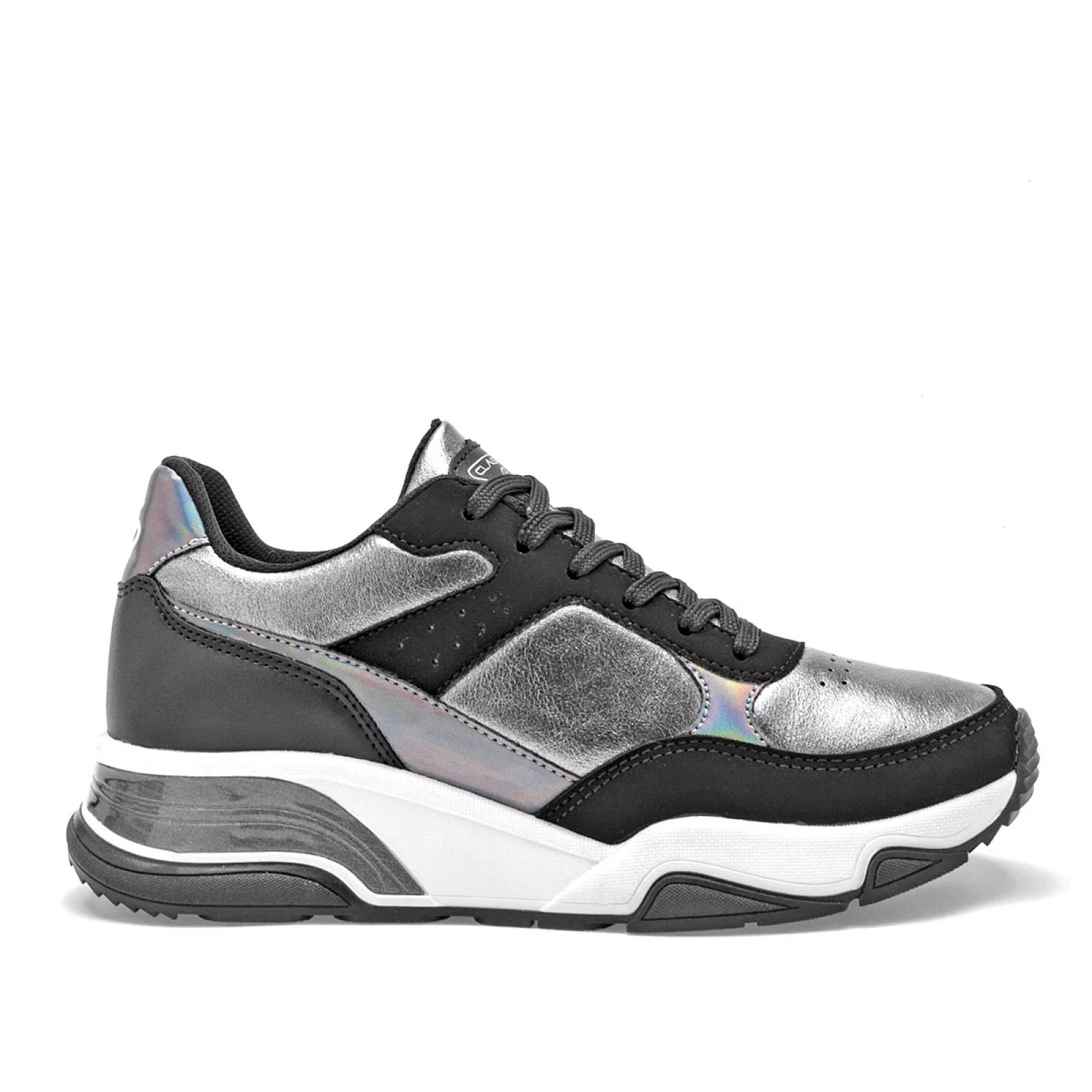 TENIS CHUNKY Para Mujer Clasben SELENE, Color Gris CE V7