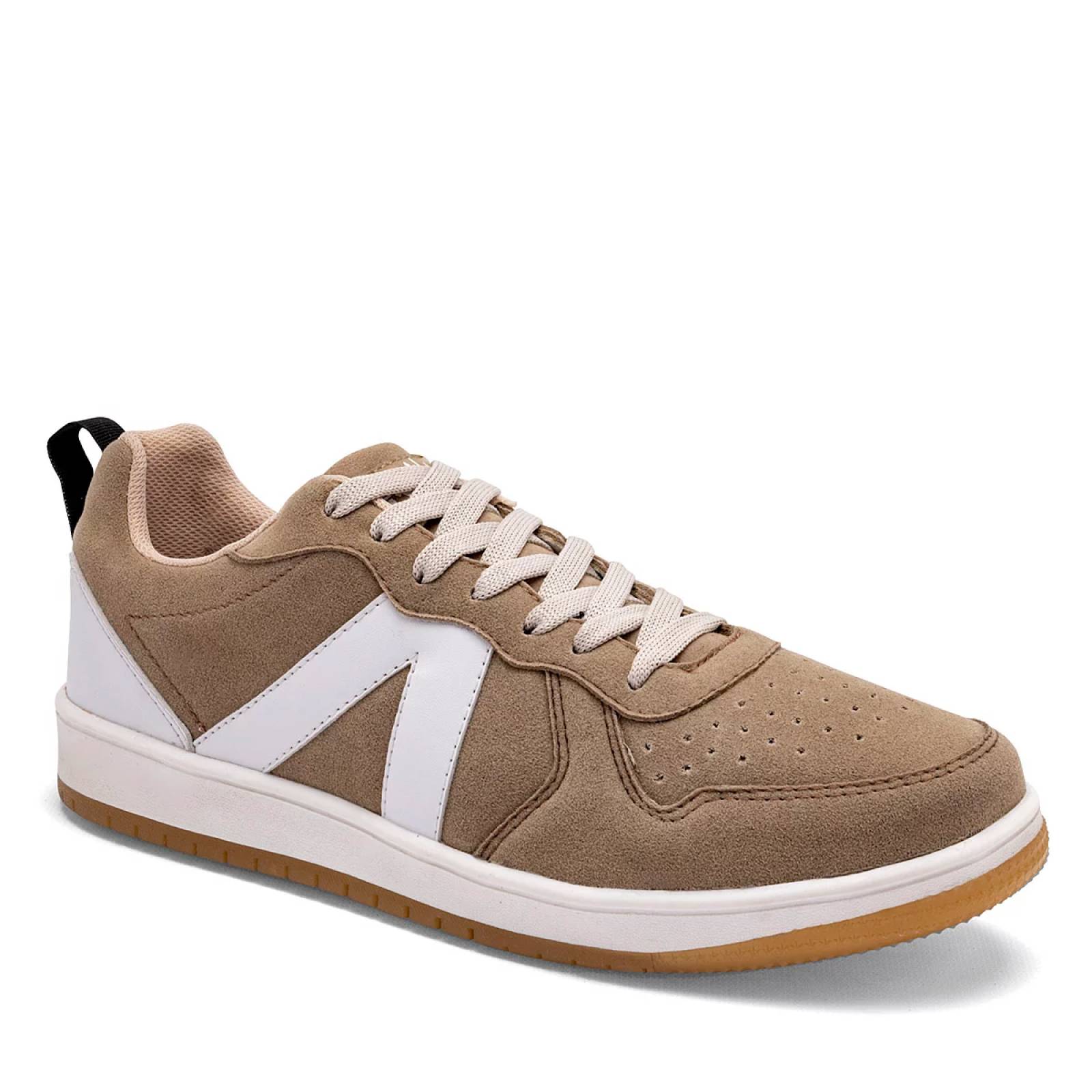 Tenis color beige online hombre