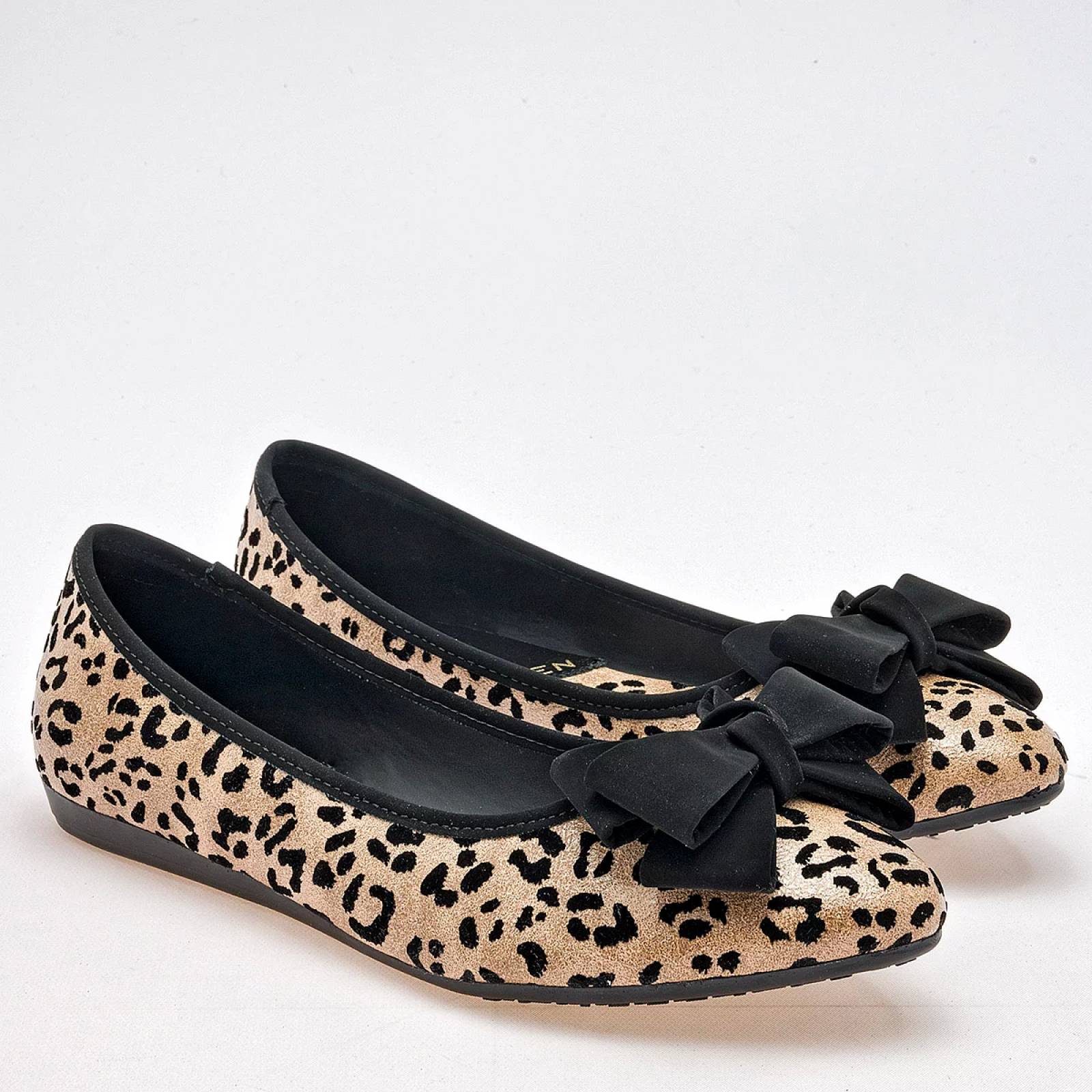 FLATS MOÑOS Para Mujer Clasben METIS, Color Beige CE V7
